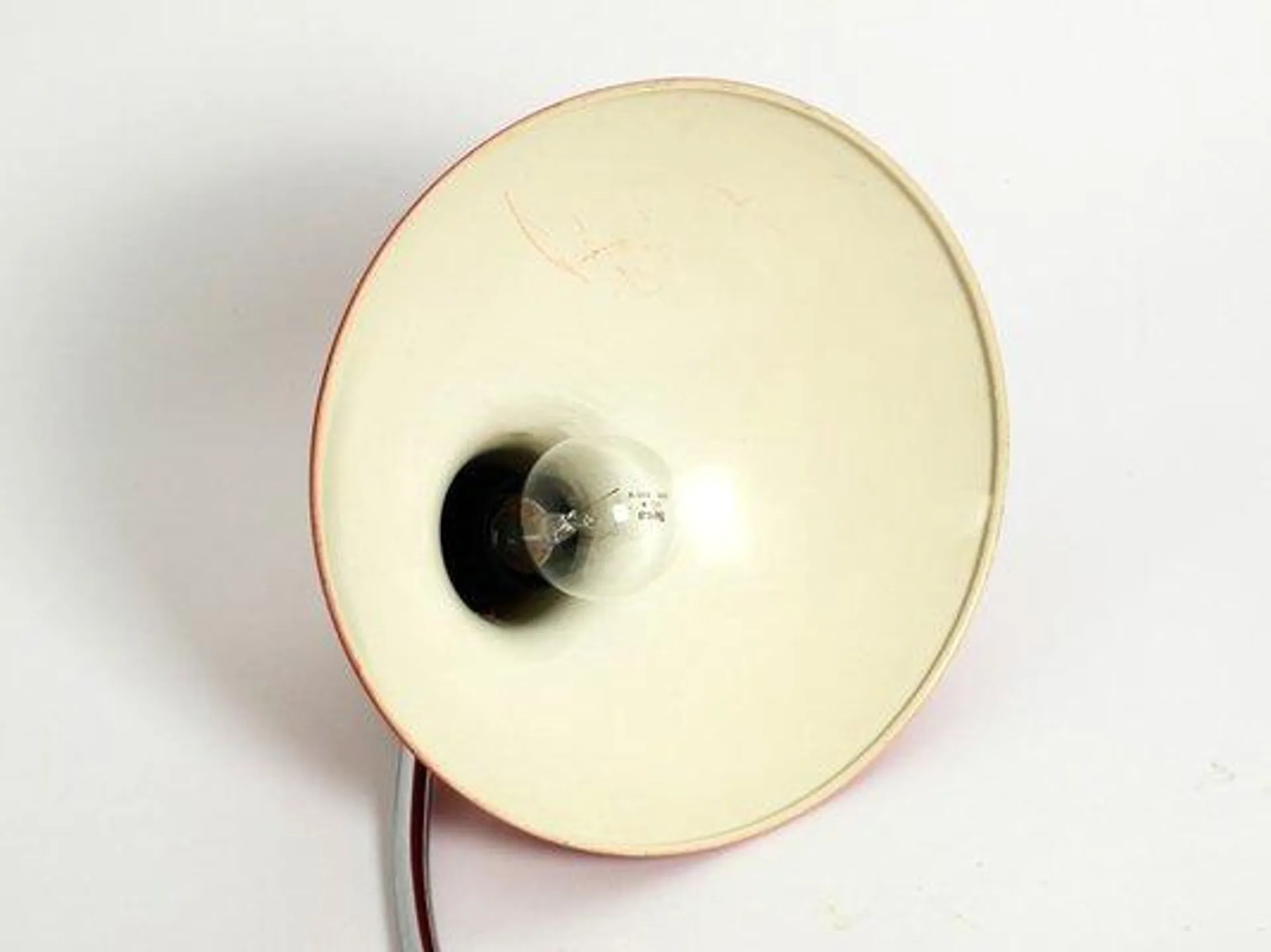 Red Metal Table Lamp Model 6786 from Kaiser Idell, 1960s