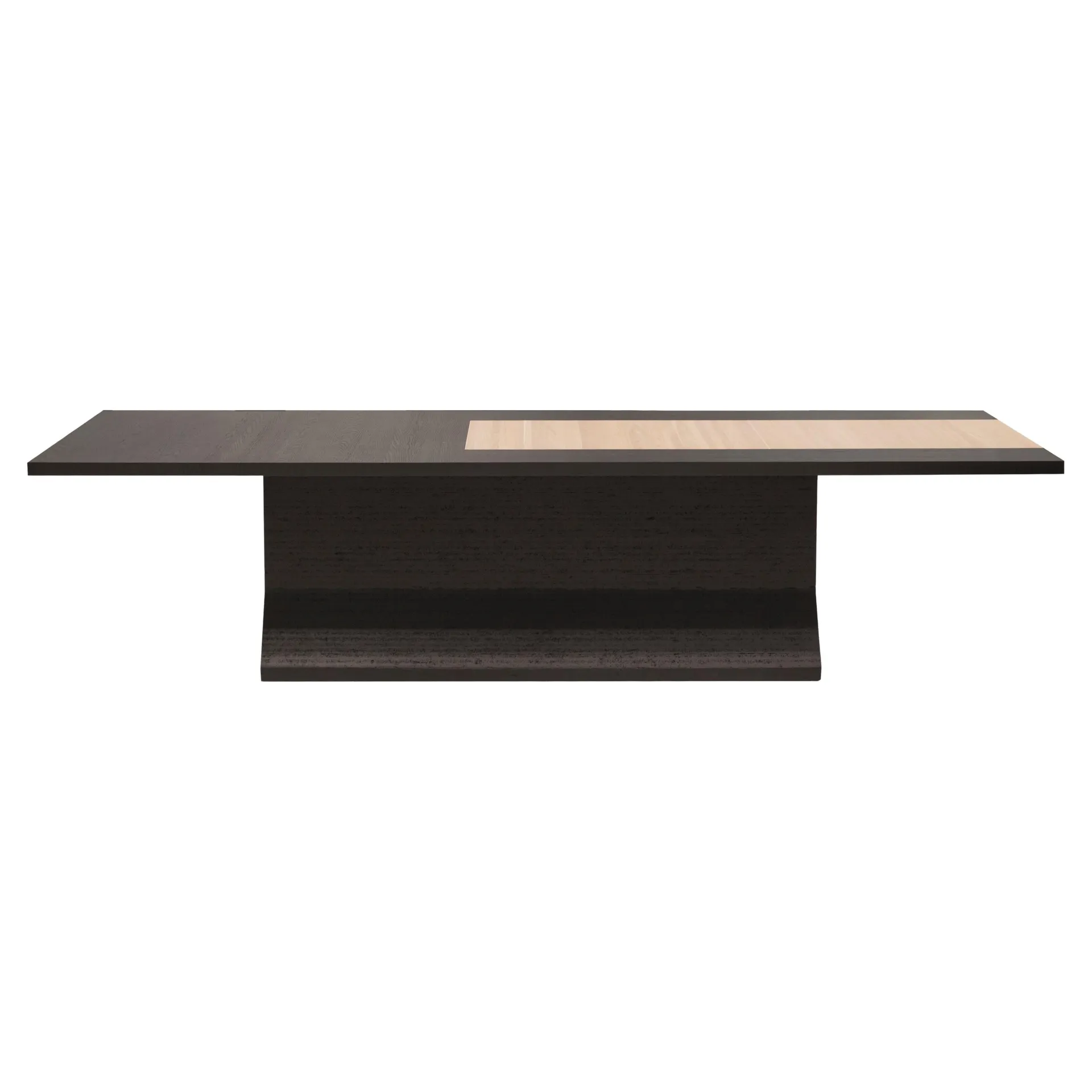 Midtown Dining Table in Black Maykume & Blackened-White Oak IN STOCK ON SALE