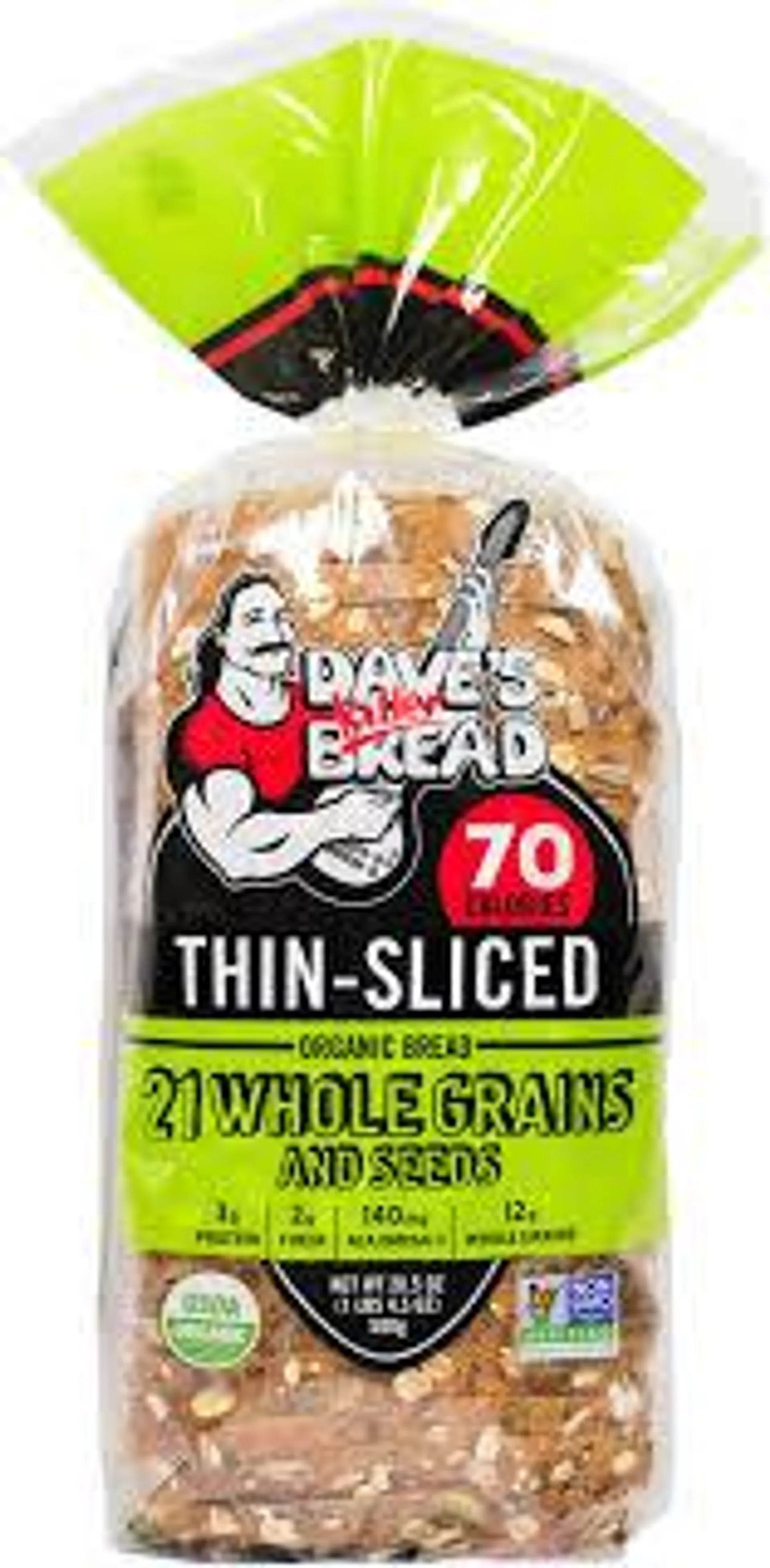 Dave's Killer Bread - Thin Sliced 21 Whole Grains and Seeds 20.5 Oz
