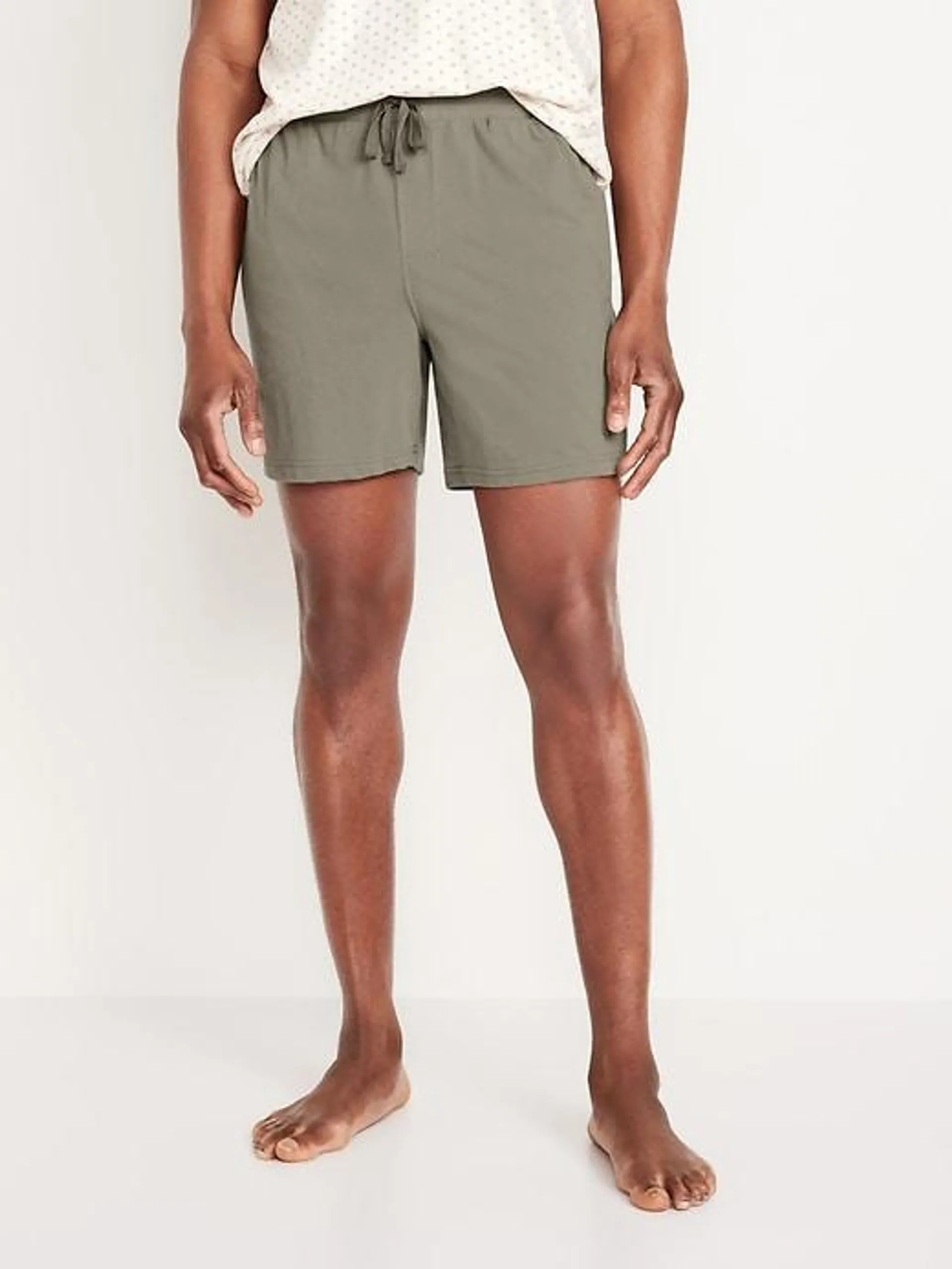 Jersey Pajama Shorts -- 6-inch inseam