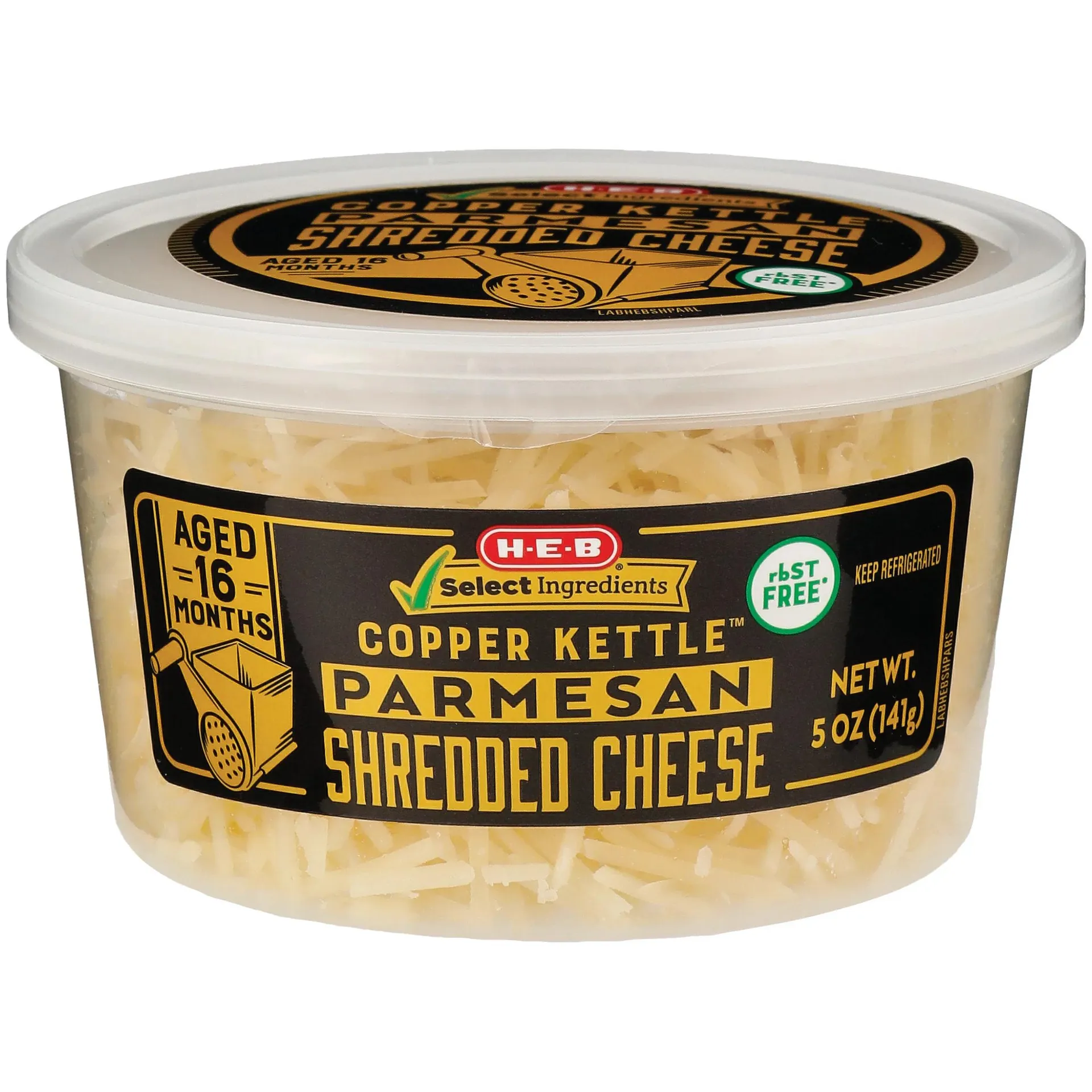 H‑E‑B Copper Kettle Parmesan Shredded Cheese