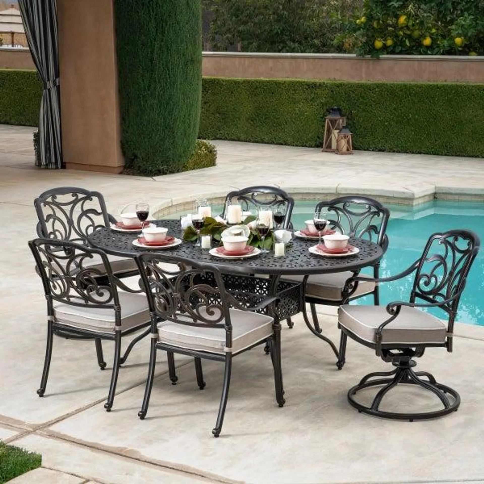 San Paulo 7-piece Patio Dining Set