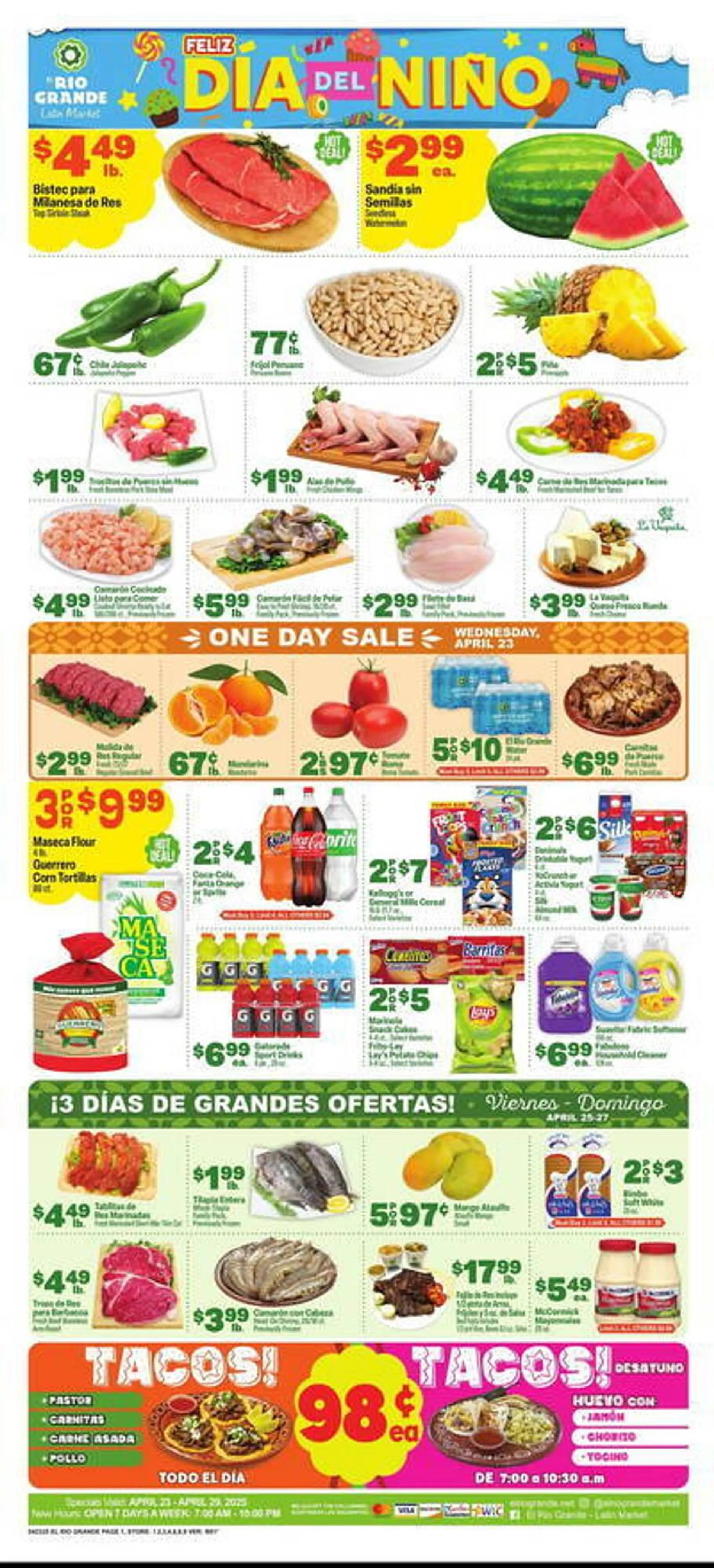 El Rio Grande Weekly Ad - 1