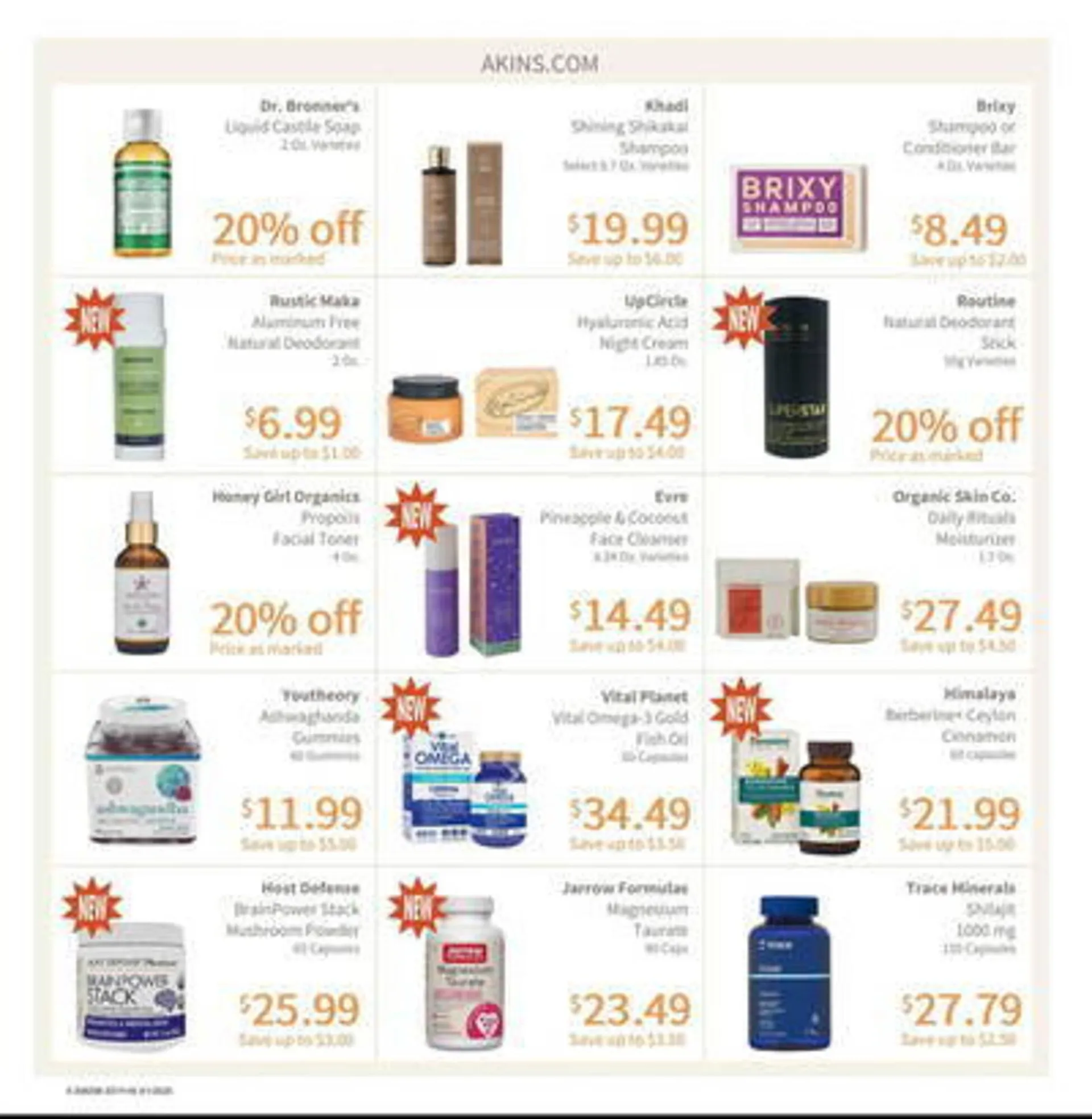 Weekly ad Akin's Natural Foods Weekly Ad from May 1 to May 31 2025 - Page 6