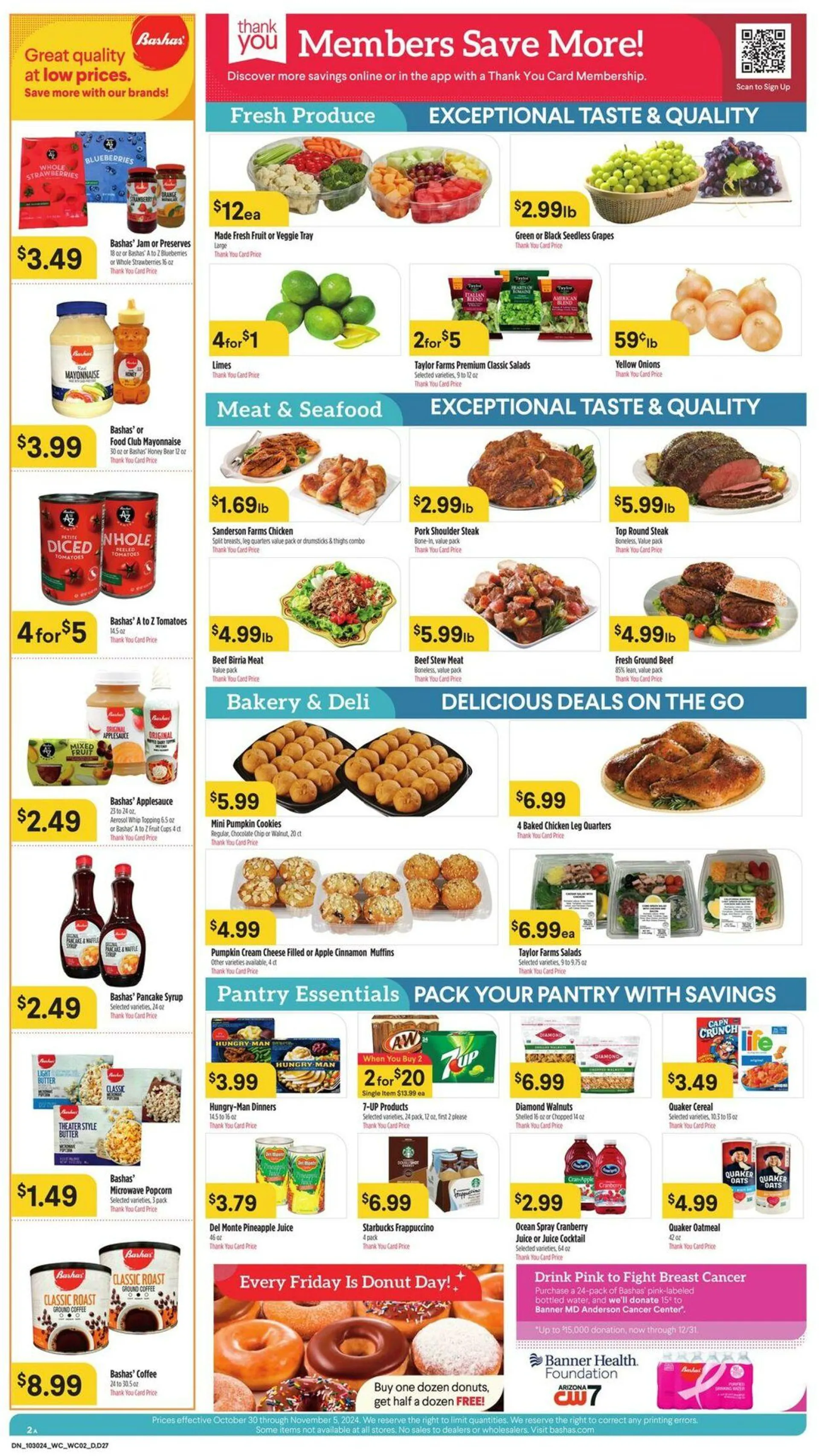 Weekly ad Bashas Current weekly ad from October 30 to November 5 2024 - Page 2