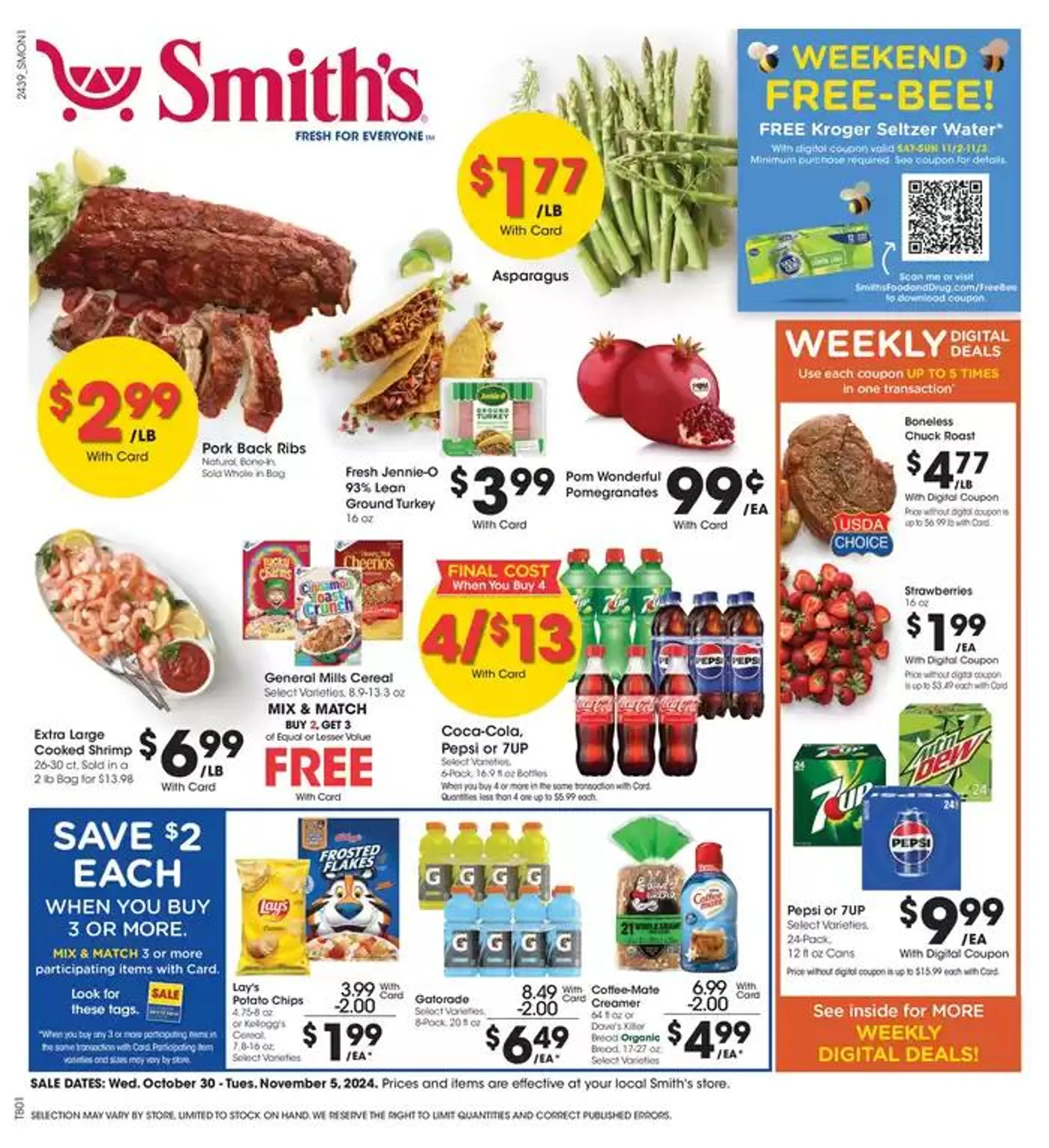 Weekly ad Top deals for all customers from October 30 to November 5 2024 - Page 1