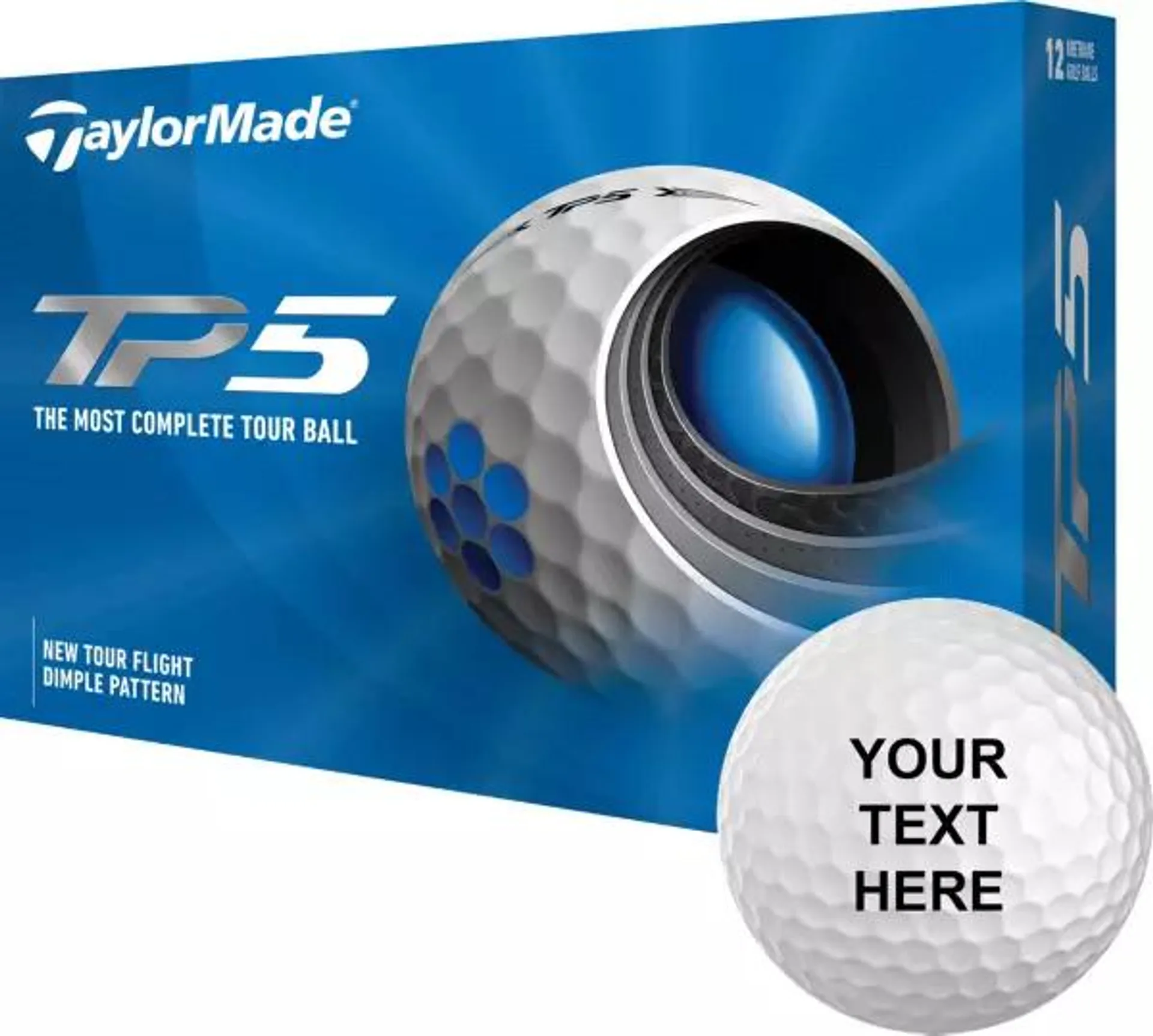 TaylorMade 2021 TP5 Personalized Golf Balls