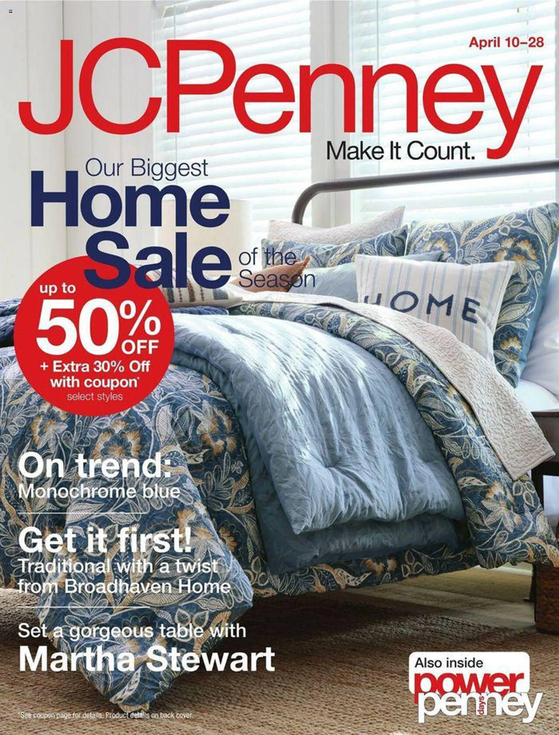 Weekly ad Our Biggest Home Sale Of The Season from April 11 to April 28 2024 - Page 1