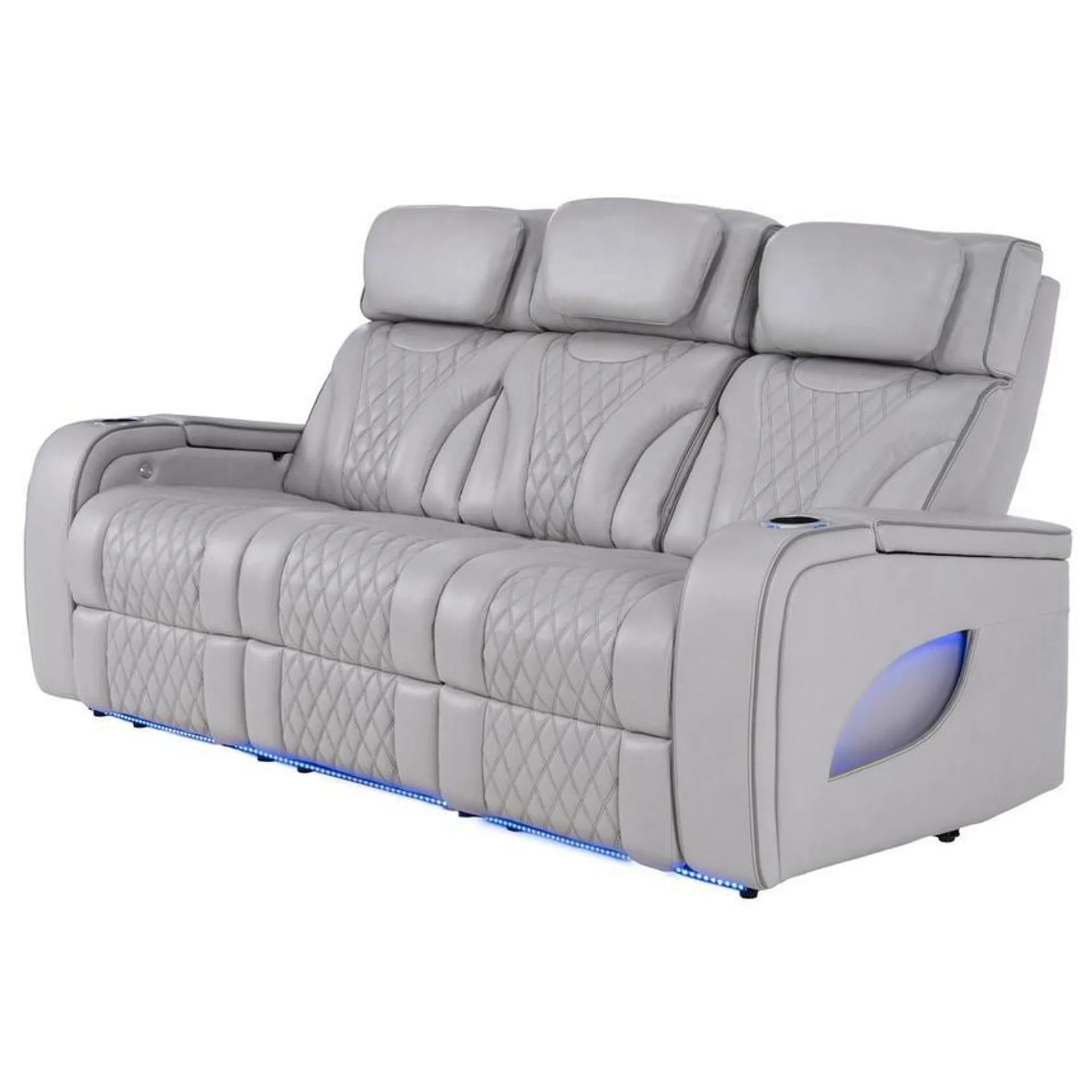 Leather Power Reclining Sofa