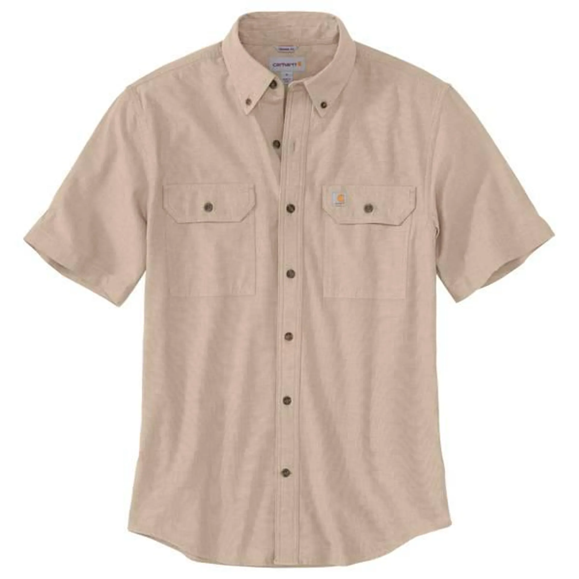 Men's Short Sleeve Midweight Button-Front Shirt