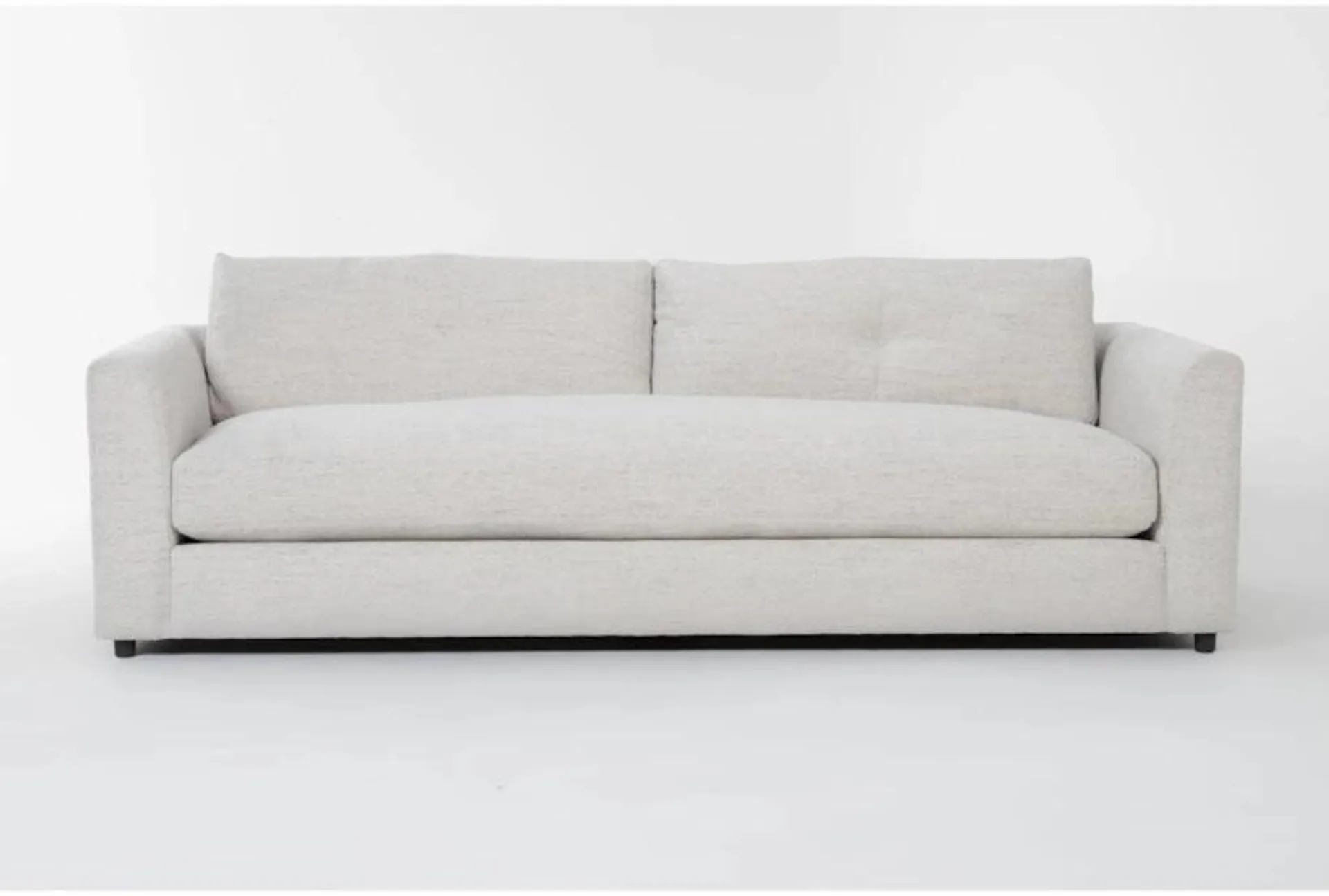 Thea Down 101" Beige Fabric Sofa