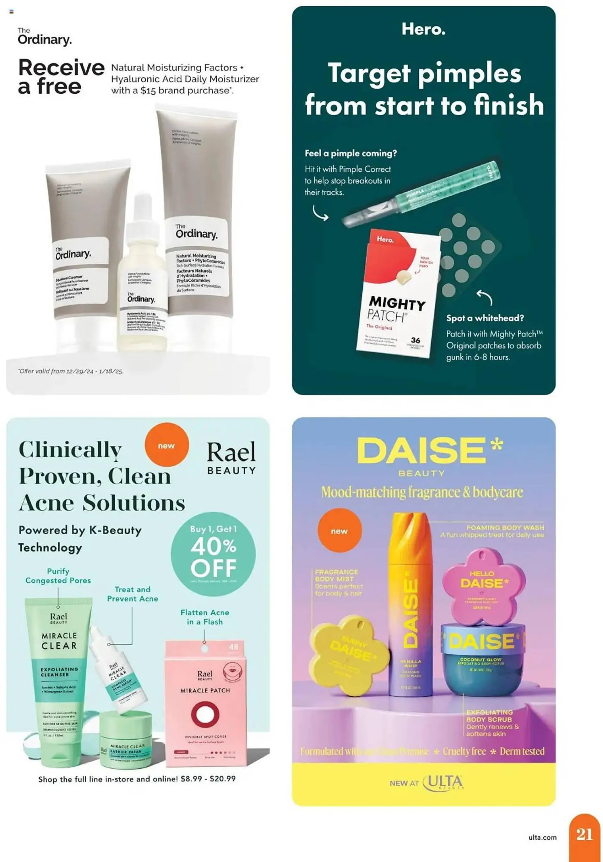 Weekly ad Ulta Beauty Weekly Ad from December 29 to January 18 2025 - Page 21