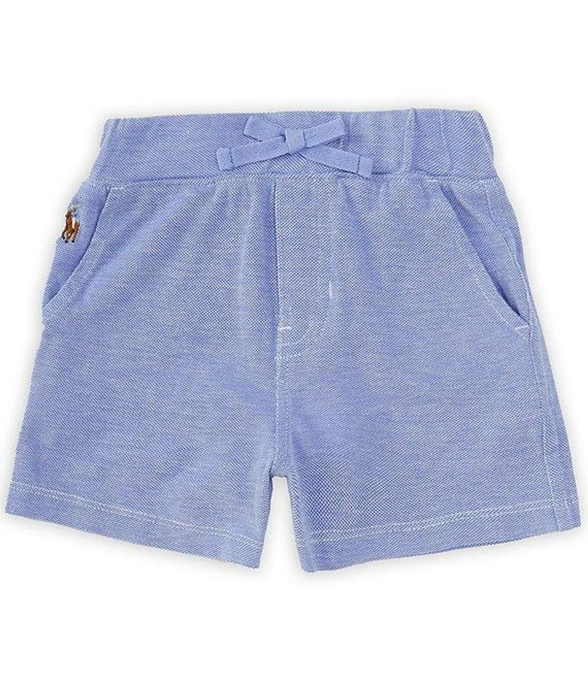 Baby Boys 3-24 Months Knit Cotton Oxford Shorts