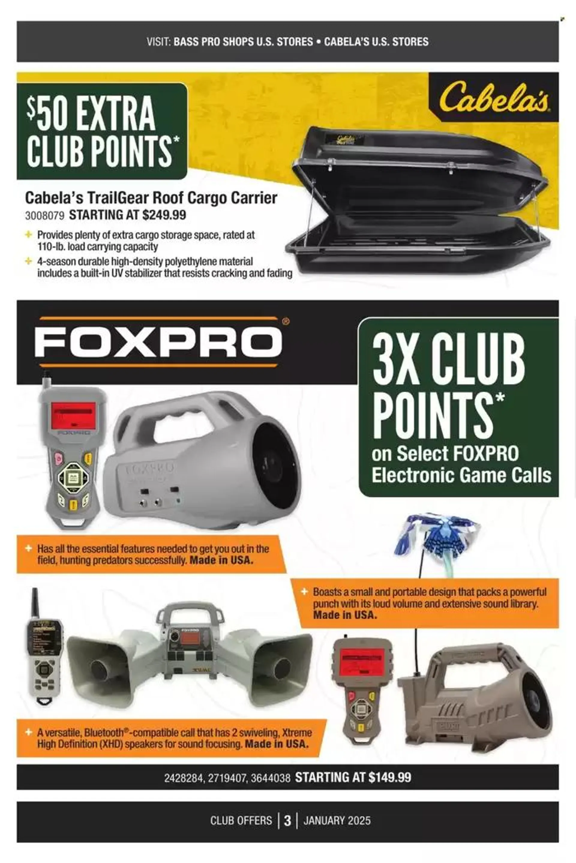 Weekly ad Cabela's Weekly ad from January 1 to January 31 2025 - Page 3