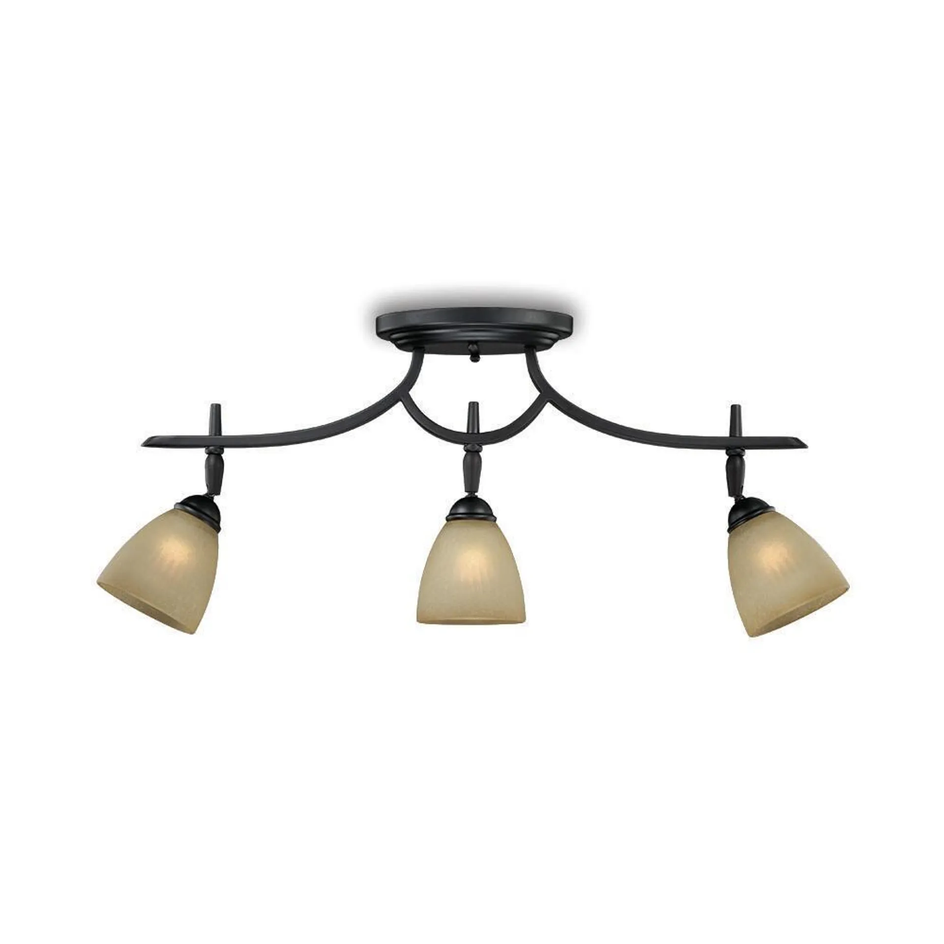 Patriot Lighting® Somerville 3-Light Bronze Track Lighting Set