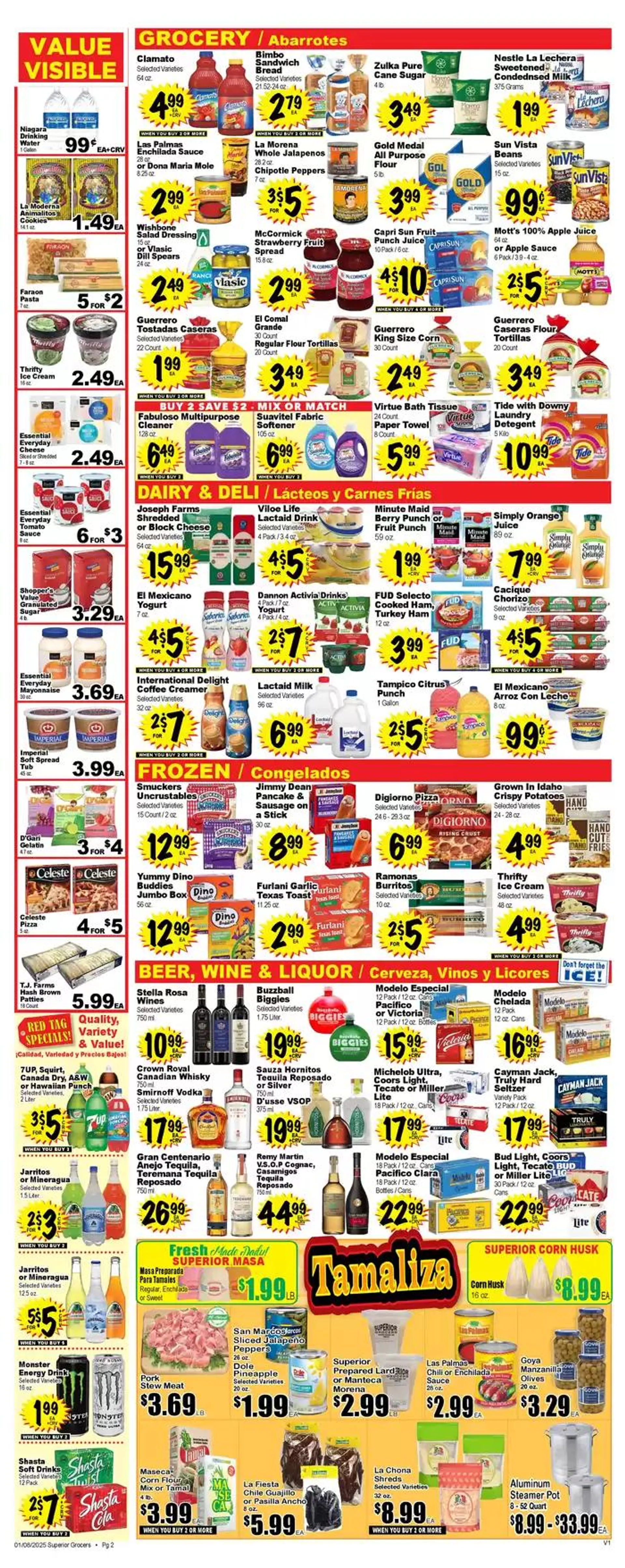 Weekly ad Weekly specials Superior Grocers from January 8 to January 14 2025 - Page 2