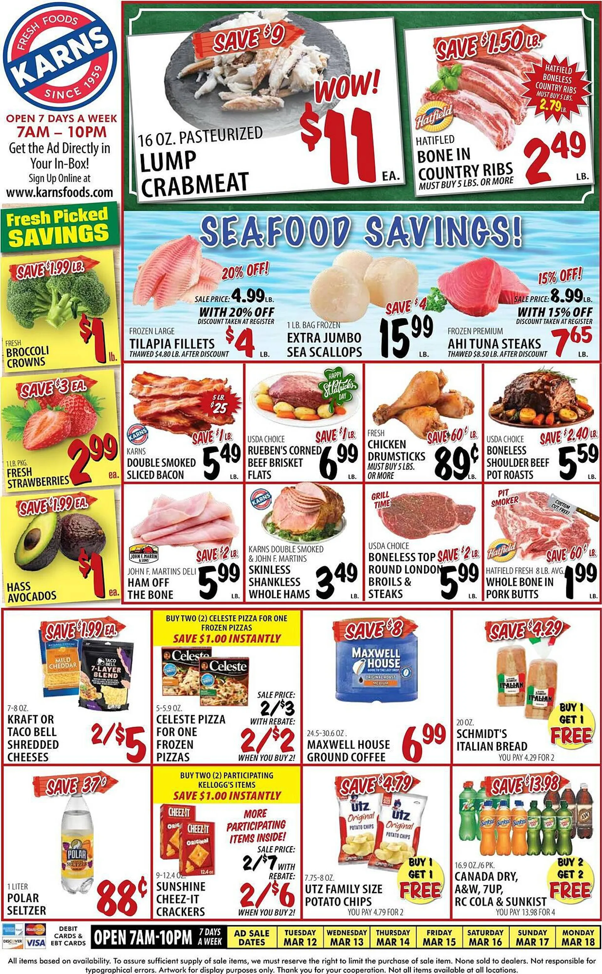 Weekly ad Karns Weekly Ad from March 12 to March 18 2024 - Page 1