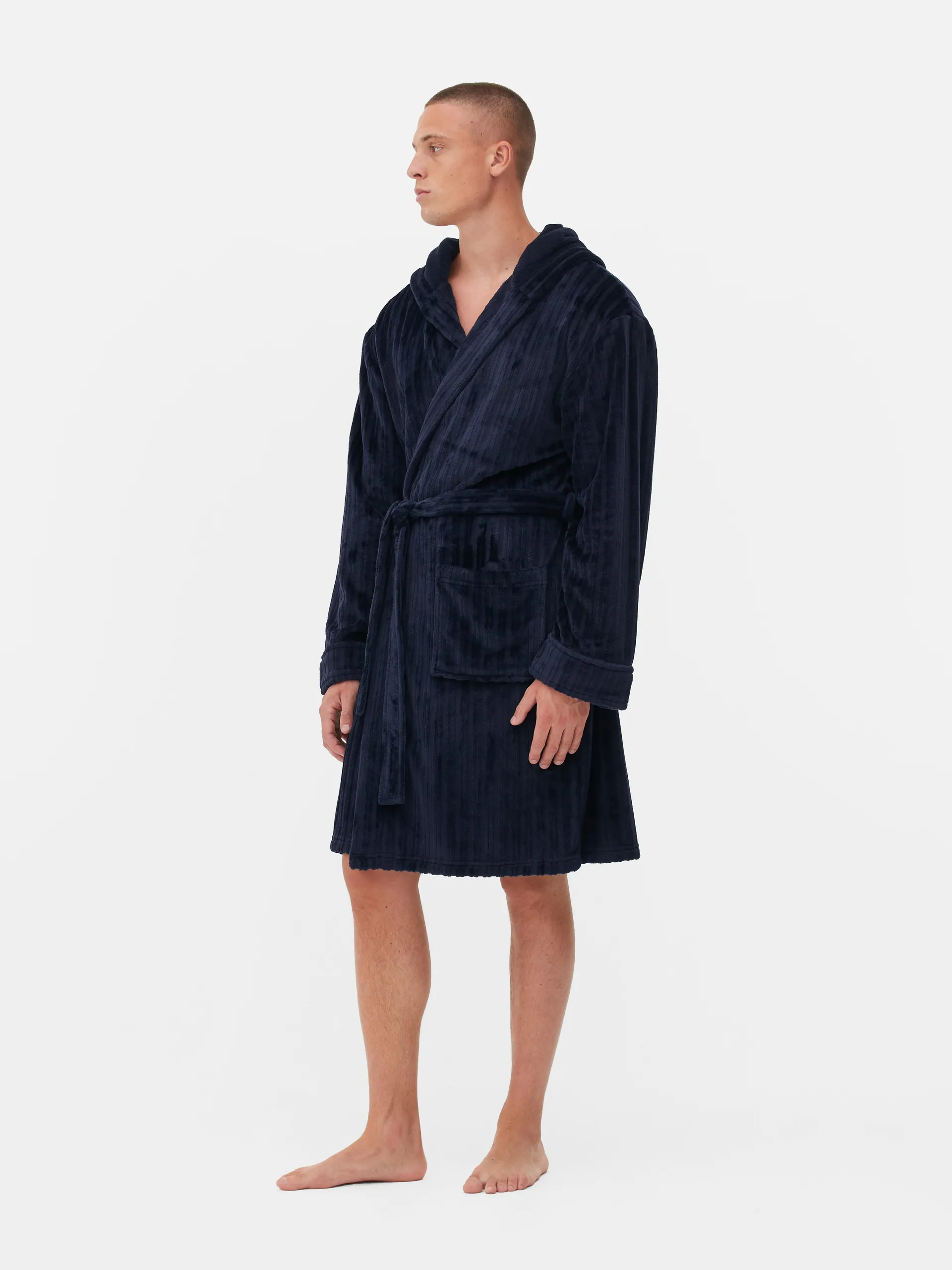 Burnout Striped Robe