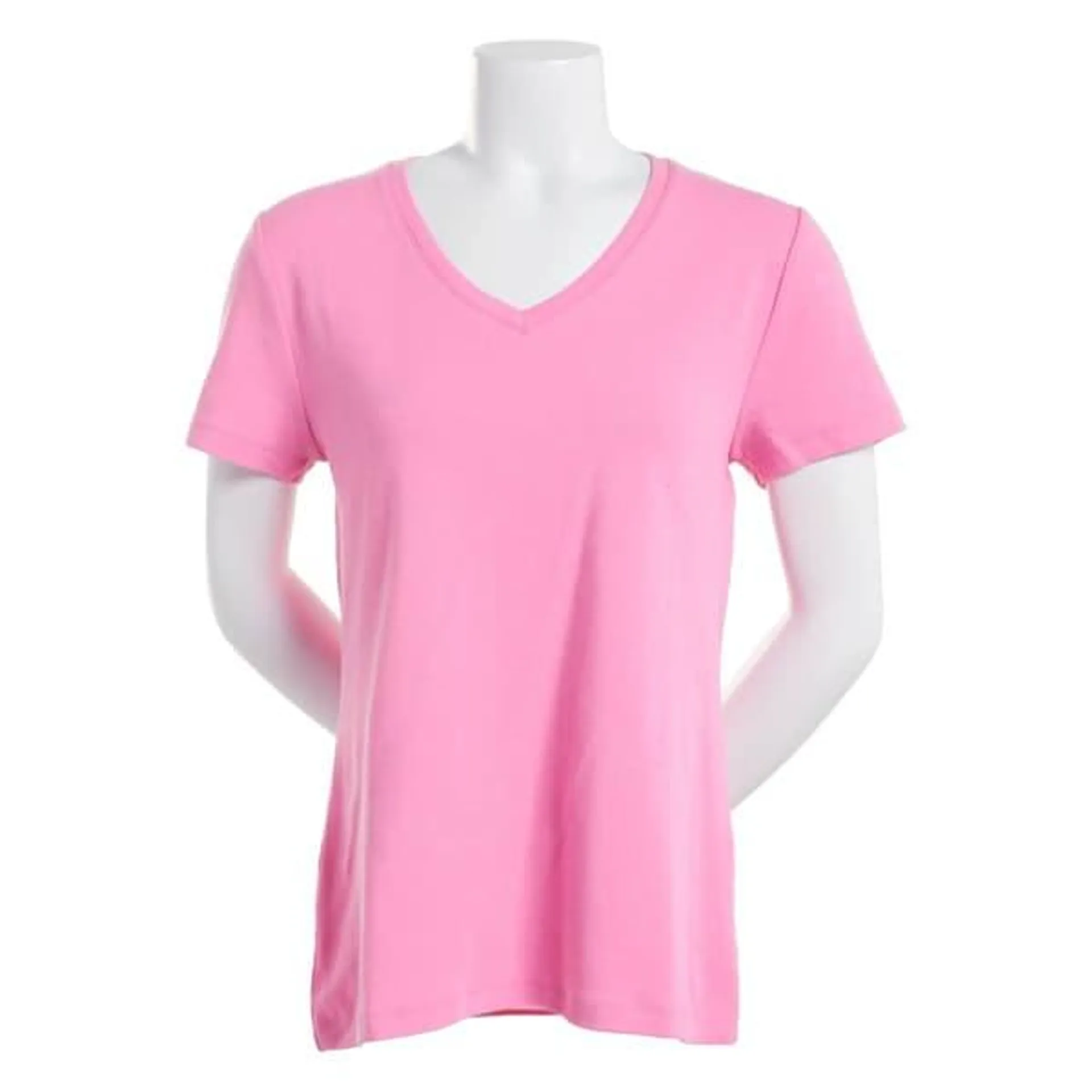 Womens Preswick & Moore® Short Sleeve V-Neck Tee