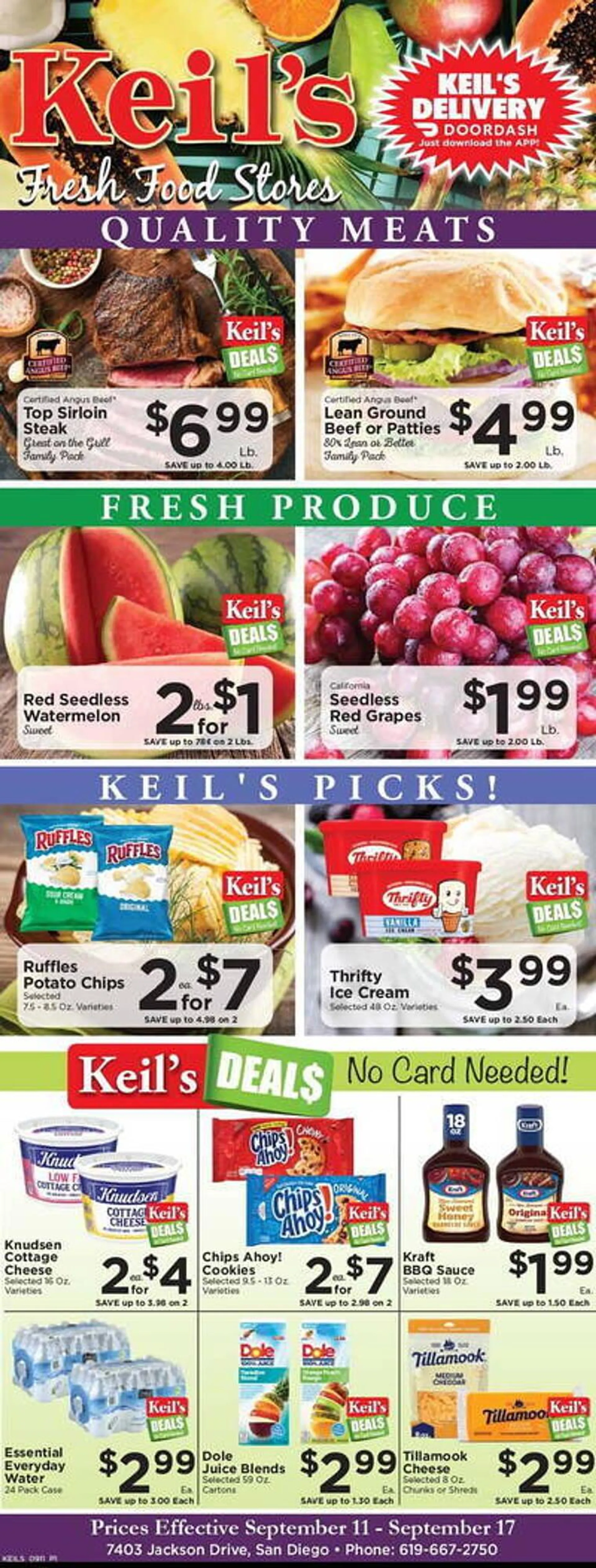 Keils Fresh Food Stores Weekly Ad - 1