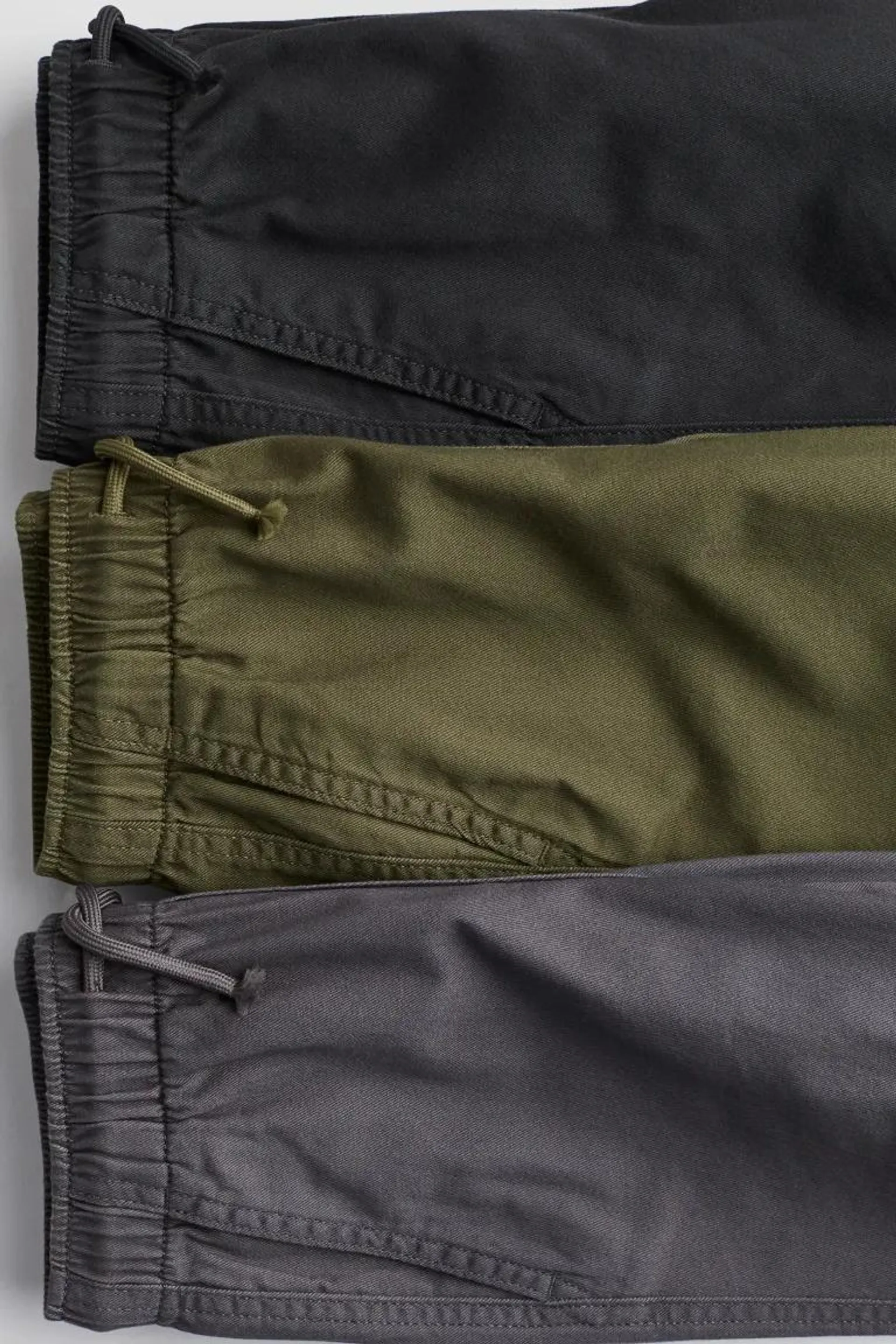 3-pack Cotton Joggers