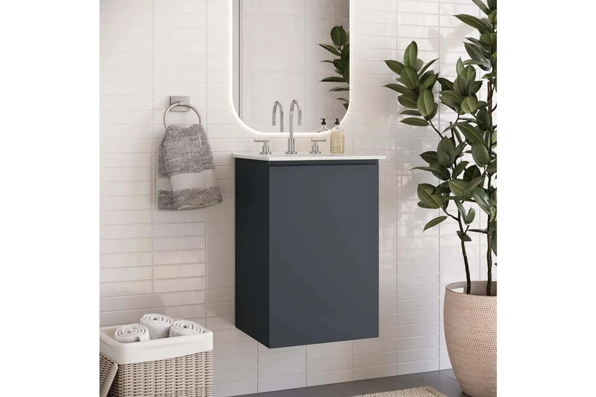 Bryn 18" Wall-Mount Bathroom Vanity