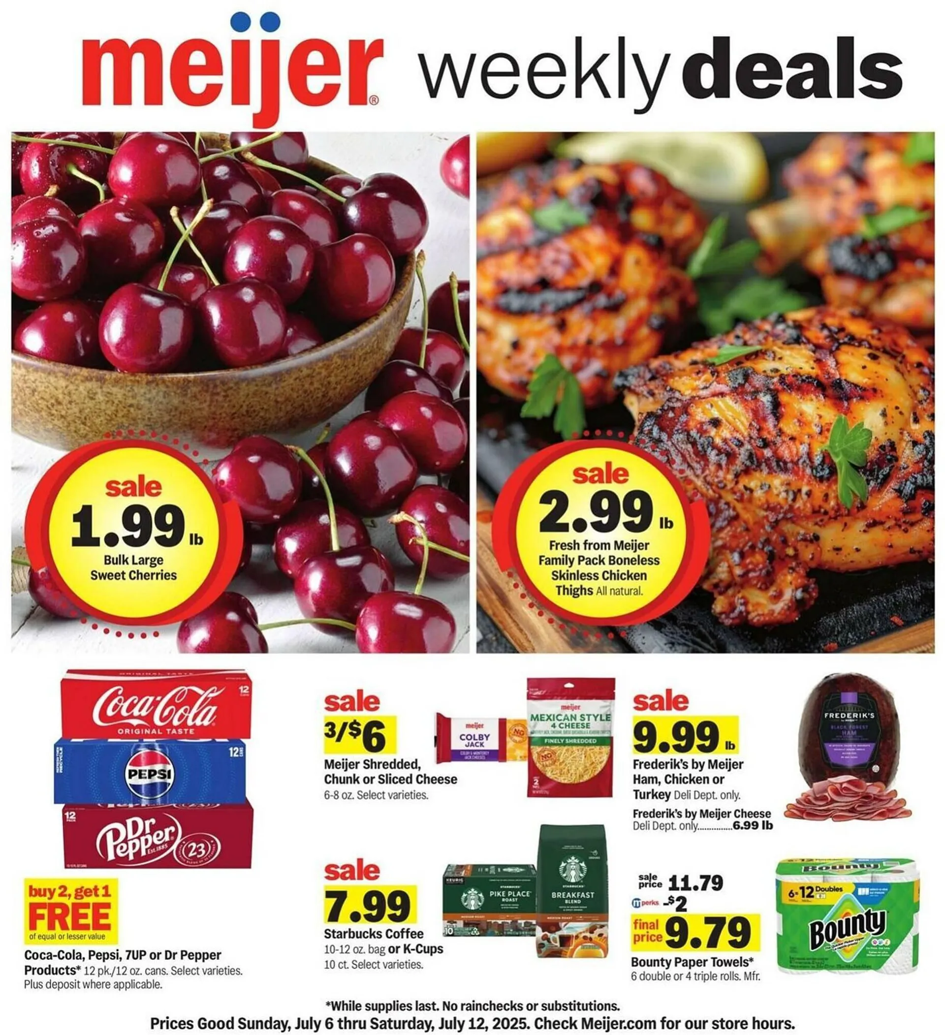 Weekly ad Meijer Weekly Ad from July 6 to July 12 2025 - Page 1