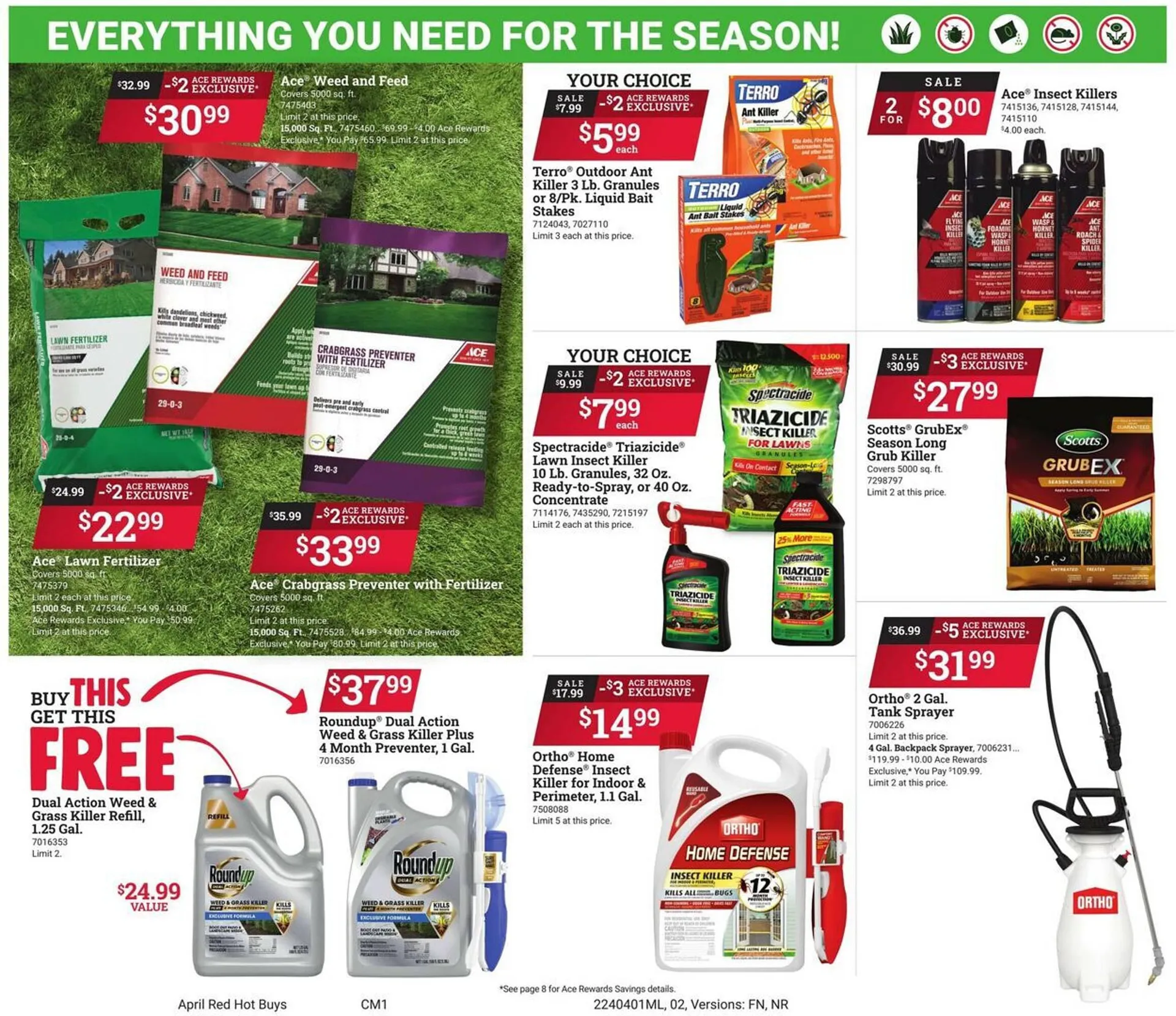 Weekly ad Ace Hardware Weekly Ad from April 1 to April 30 2024 - Page 2