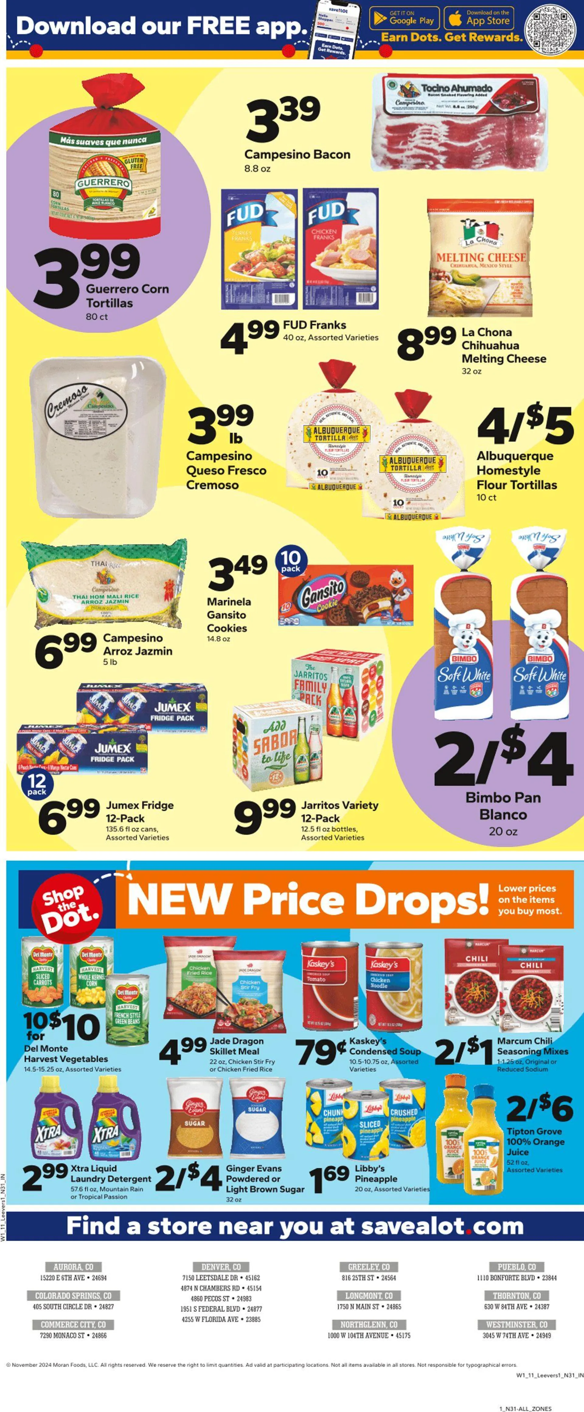 Weekly ad Save a Lot Current weekly ad from November 13 to November 27 2024 - Page 2