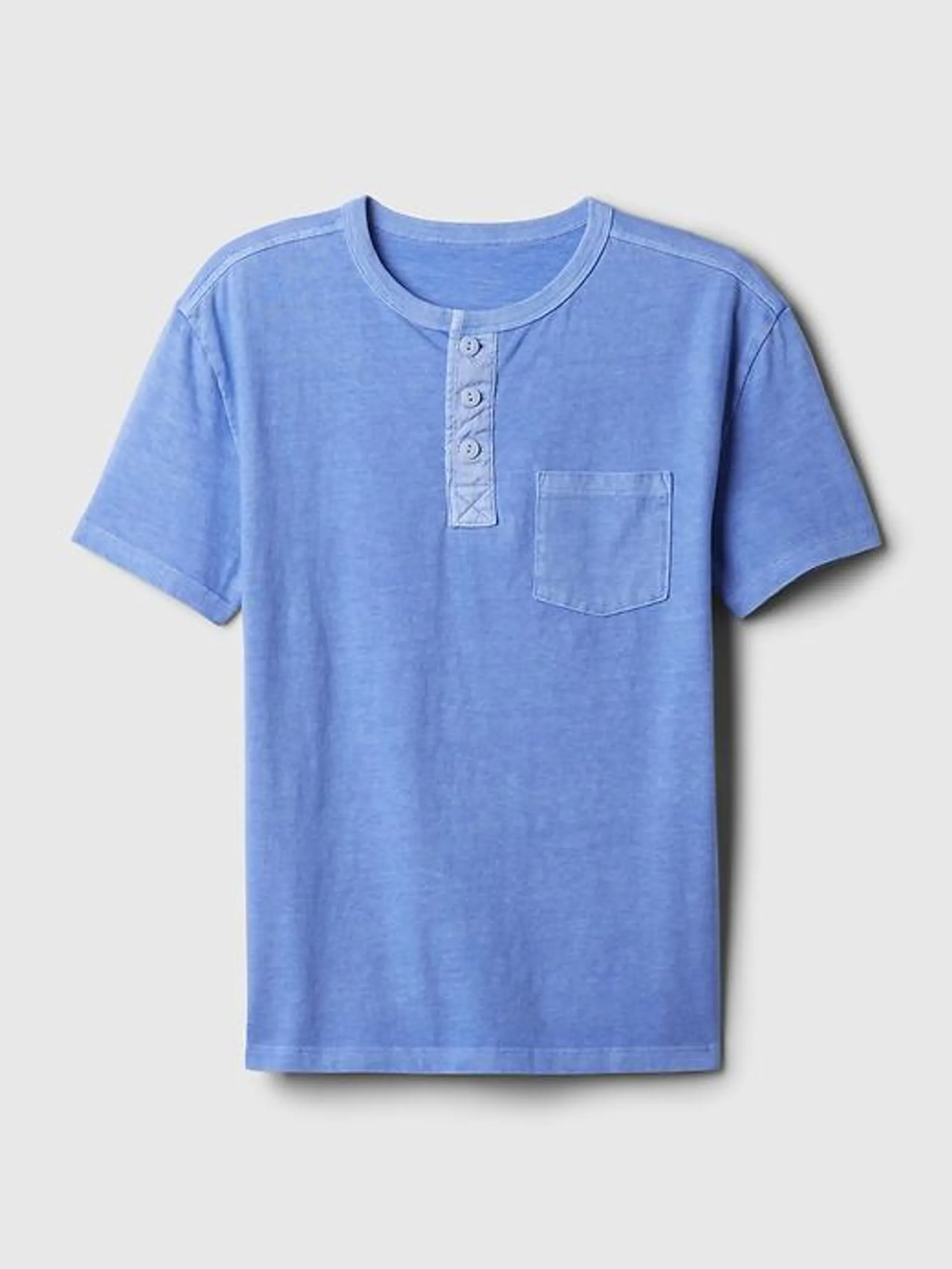 Kids Vintage Henley T-Shirt