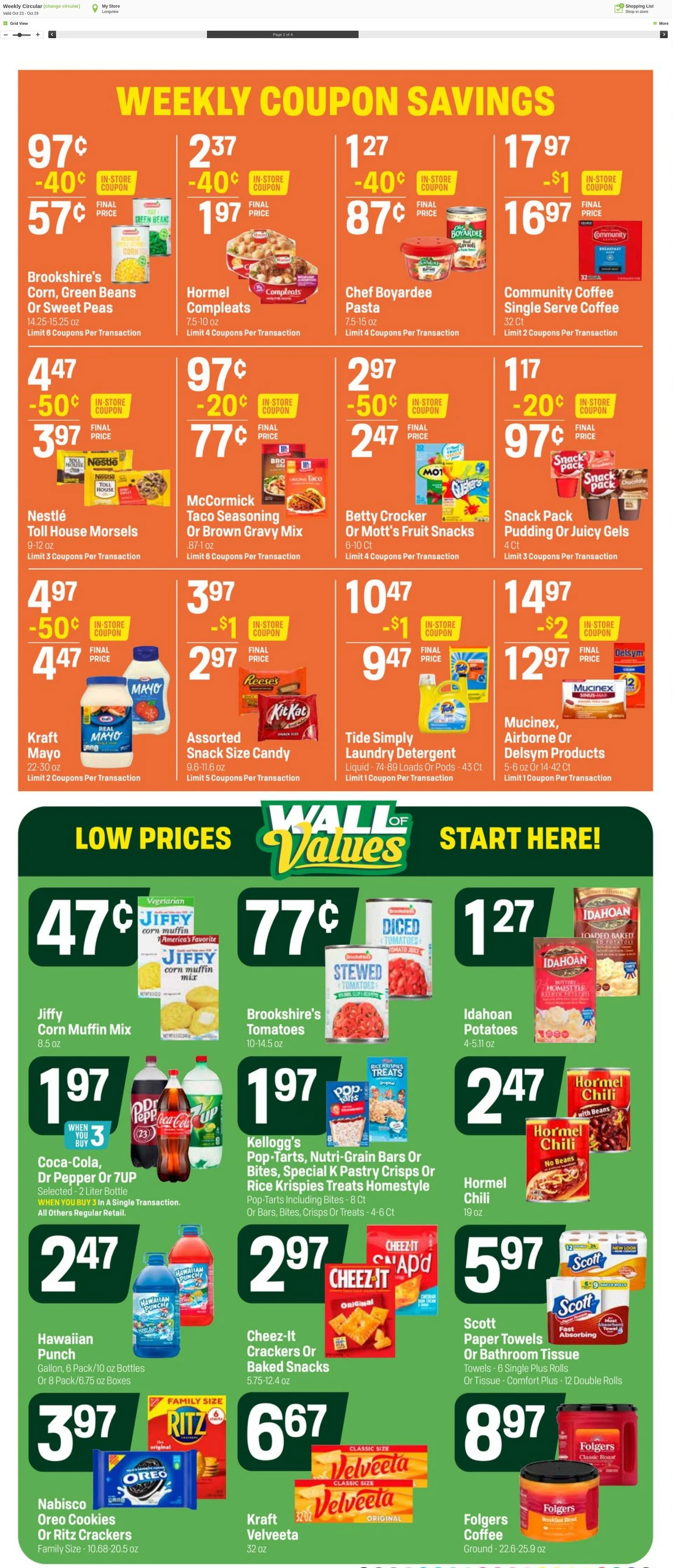 Weekly ad Super1Foods from October 23 to October 29 2024 - Page 2