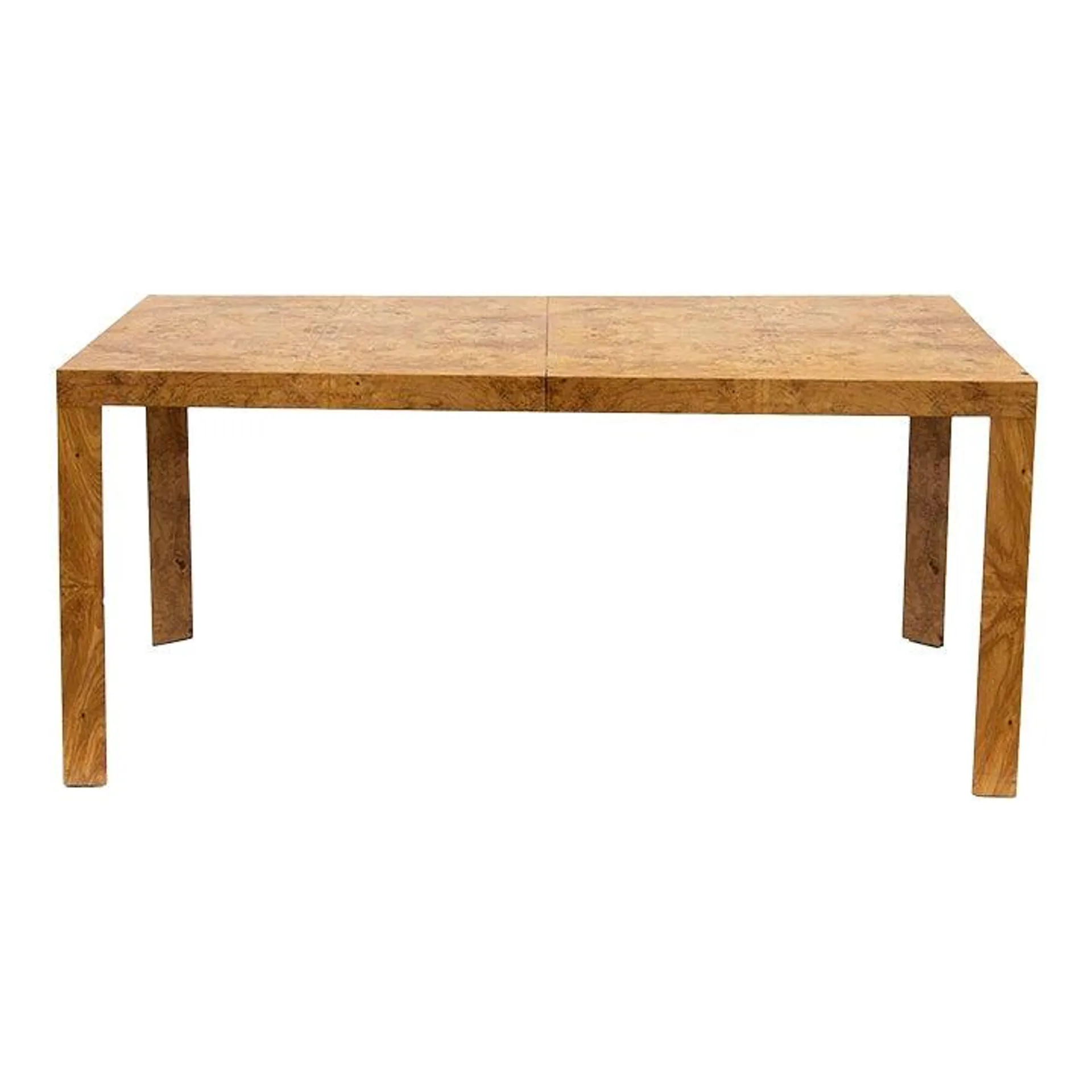 Burlwood Parsons Dining Table With 2 Leaves by Dunbar