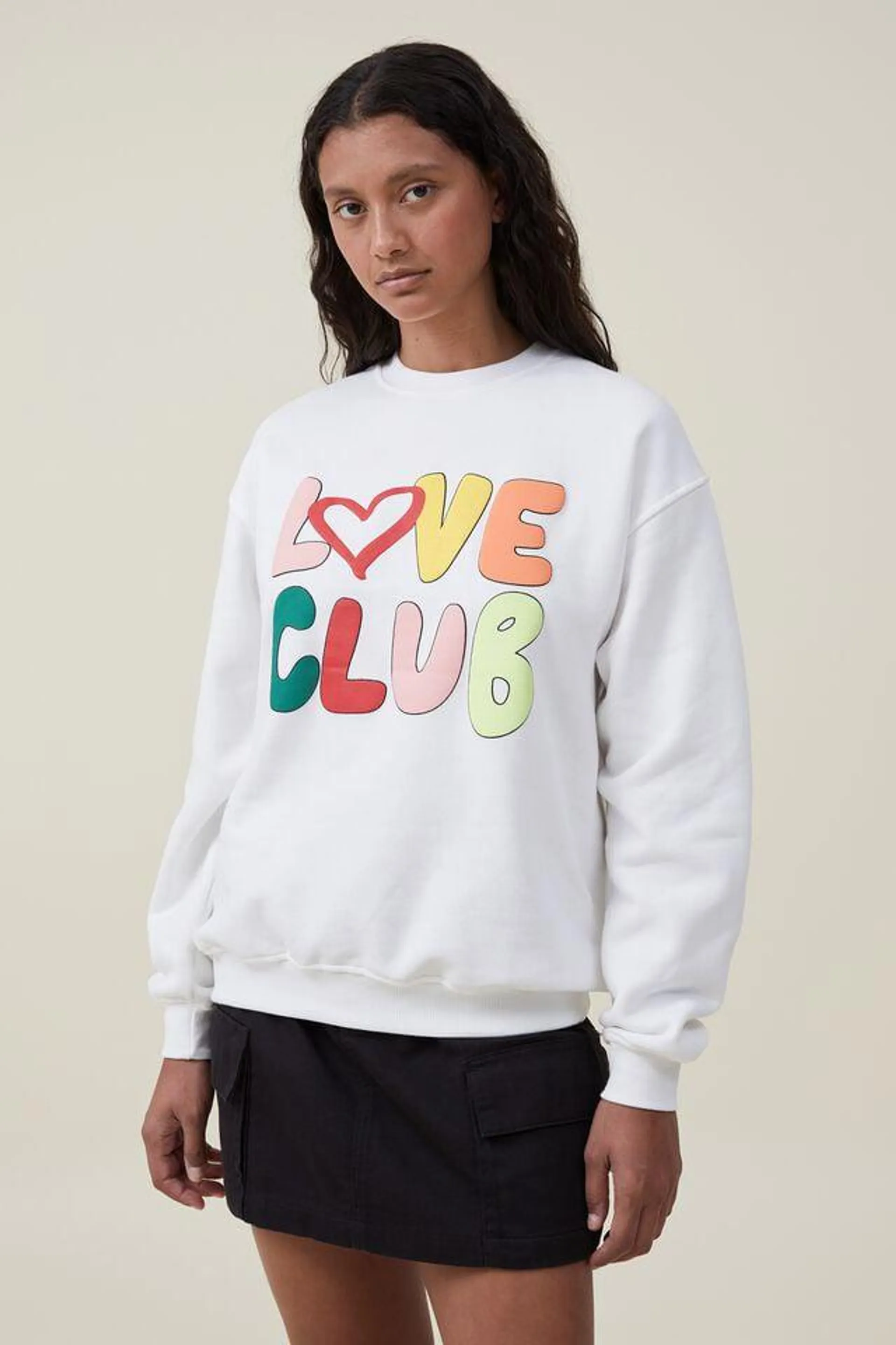 Classic Graphic Crew Sweatshirt