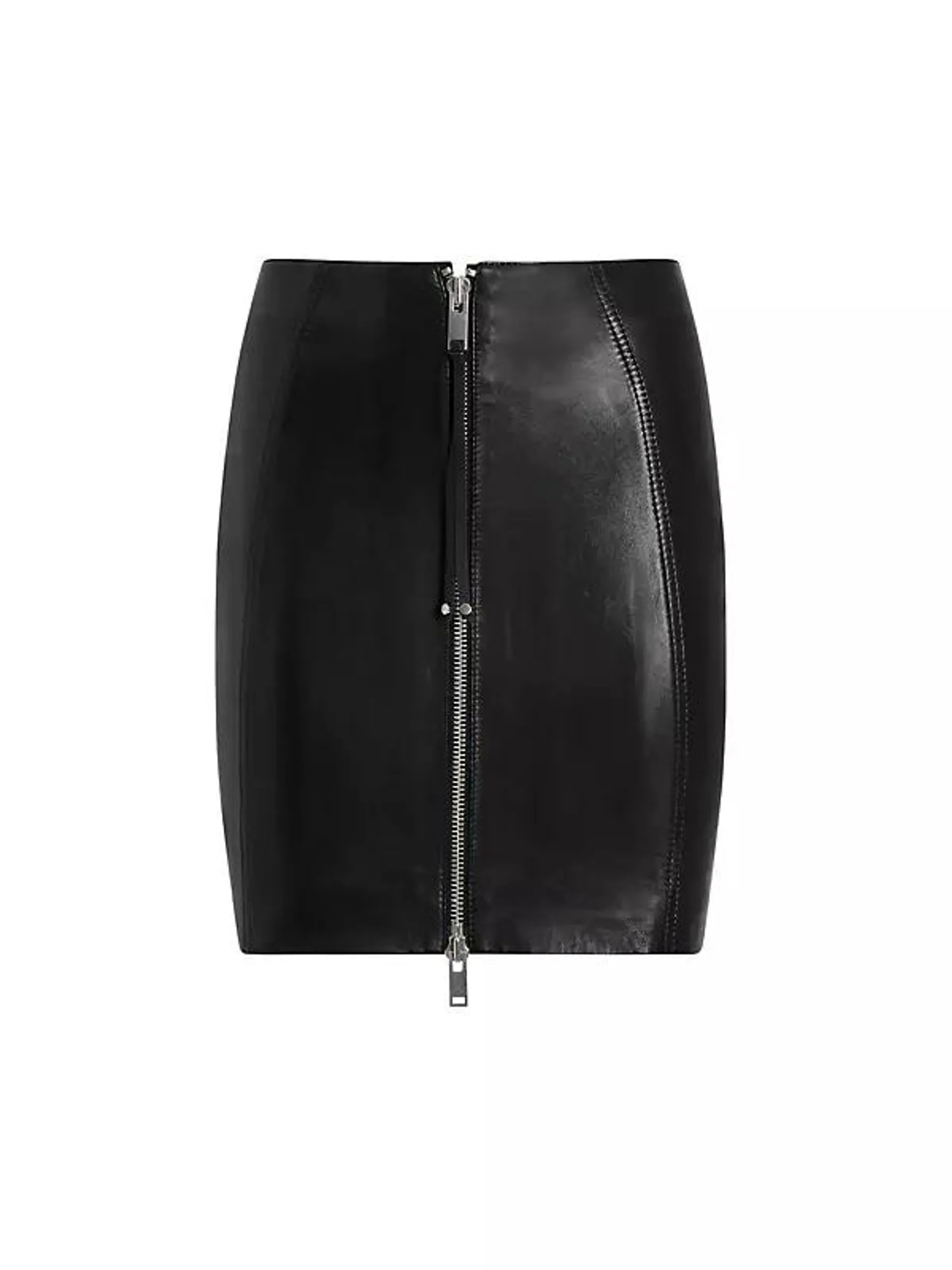 Adrienne Leather Skirt