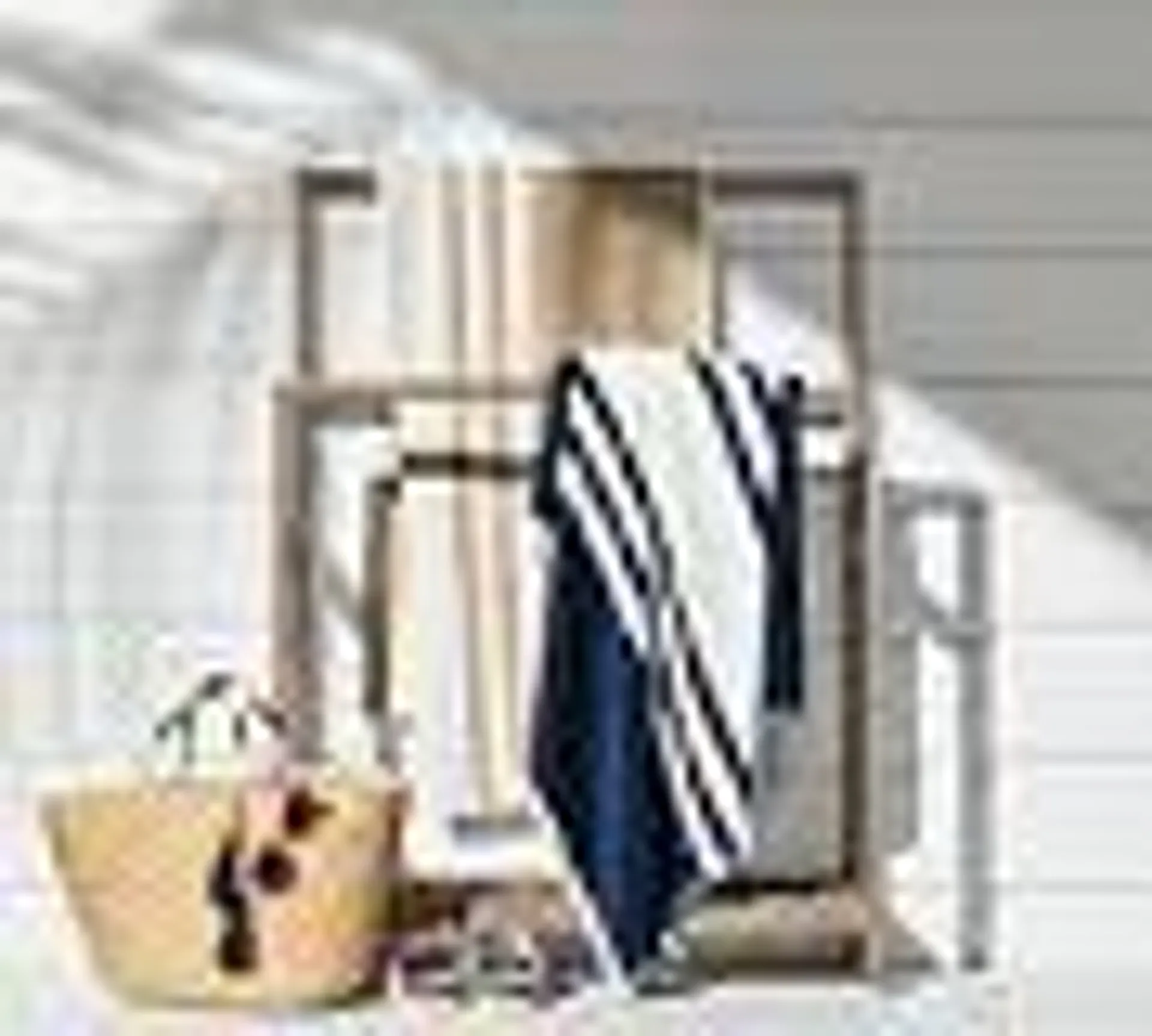 Modern Farmhouse Striped Towel