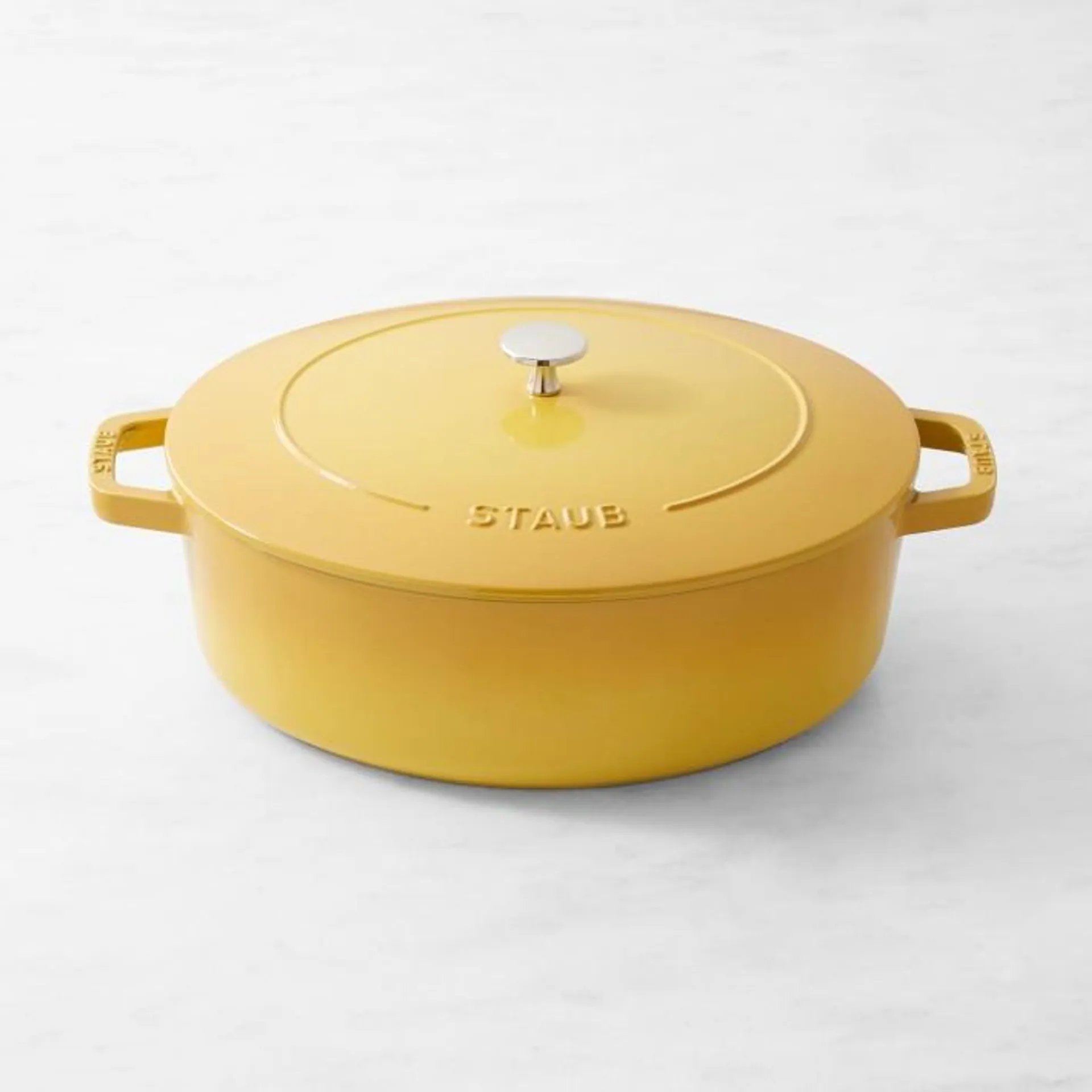 Staub Enameled Cast Iron Wide Oval Dutch Oven, 6 1/4-Qt.