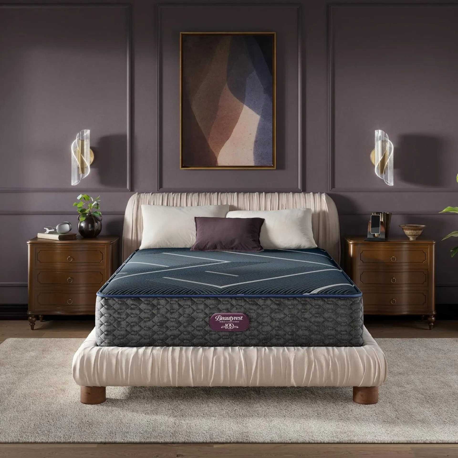 Beautyrest® World Class™ Hybrid Level Four Plush 13.5" Mattress