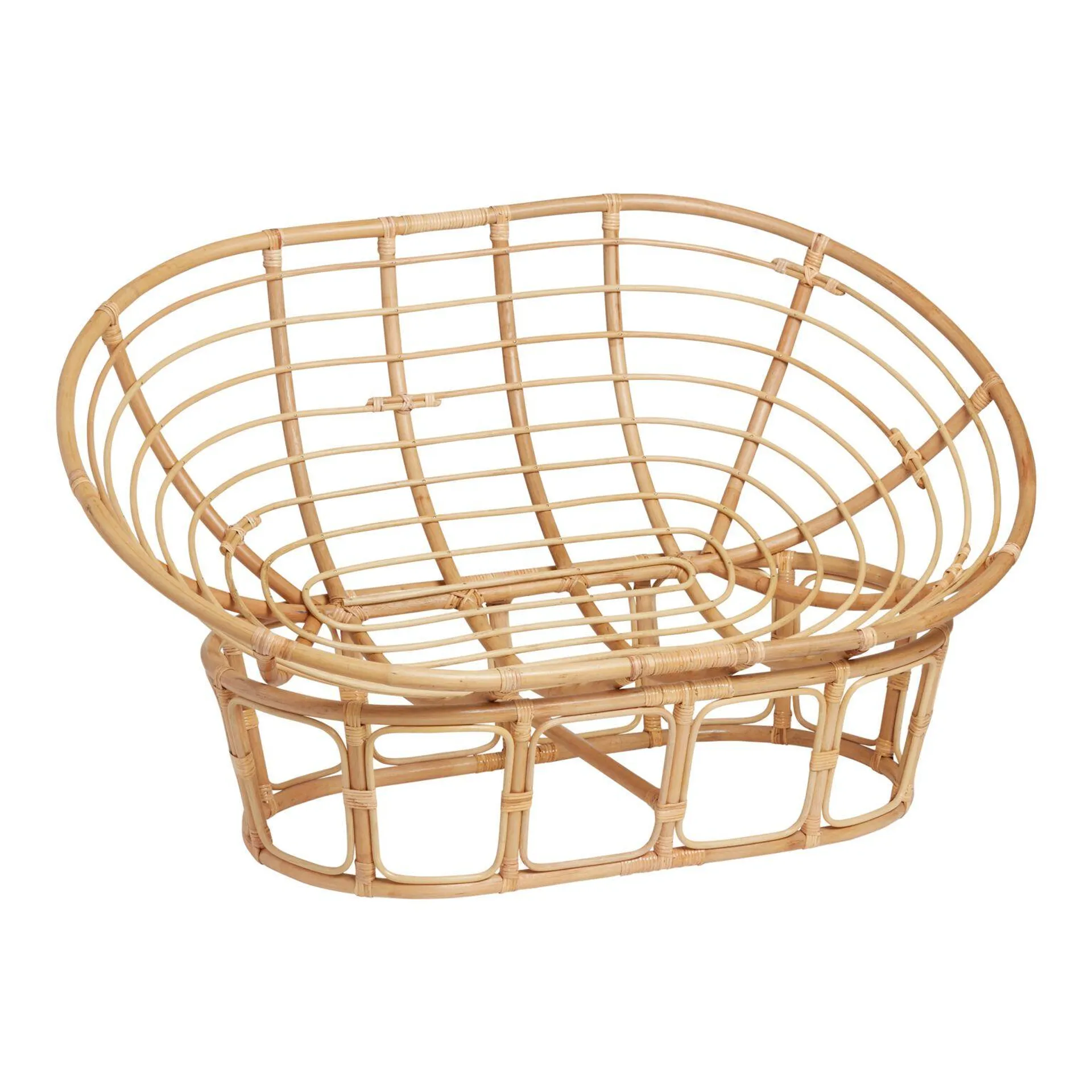 Rattan Double Papasan Chair Frame