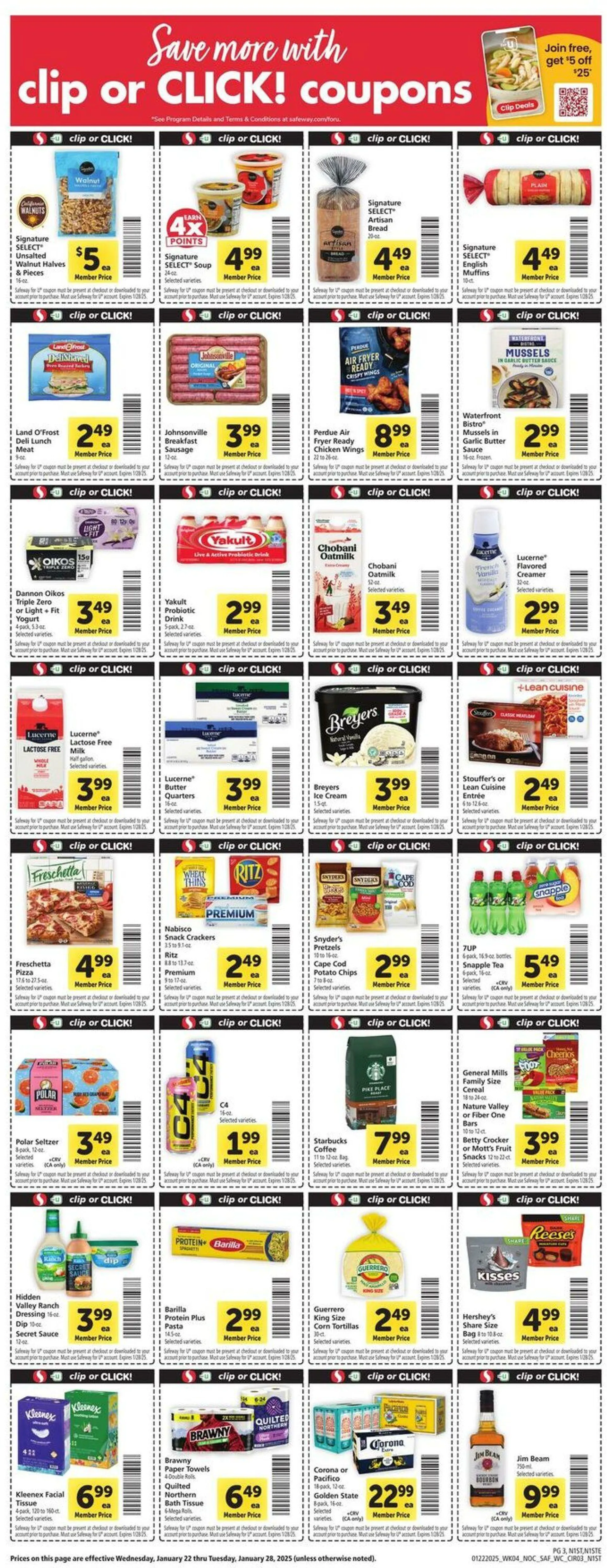 Catálogo de Safeway Current weekly ad 22 de enero al 28 de enero 2025 - Página 3