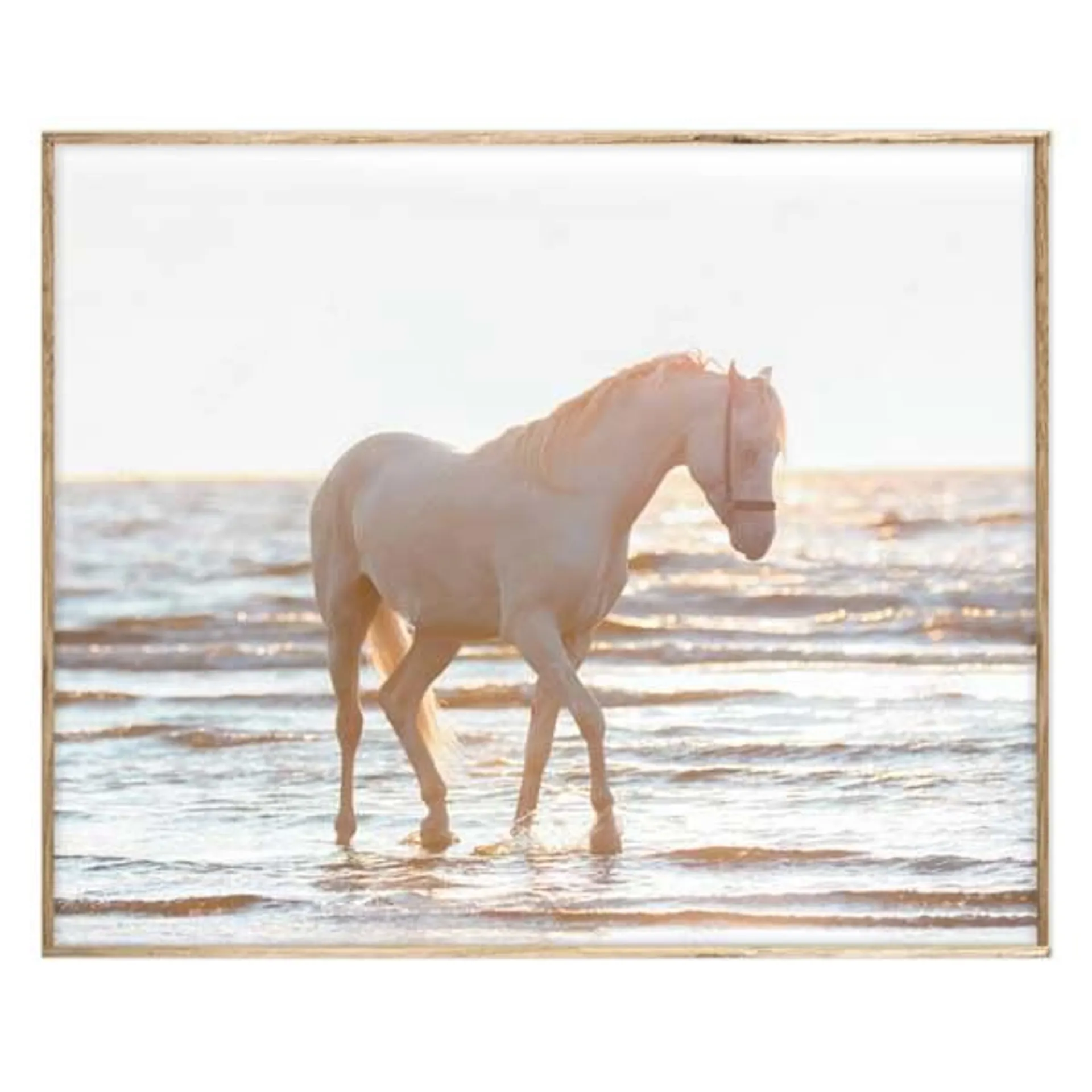 Framed Horse Canvas Wall Art, 24x30