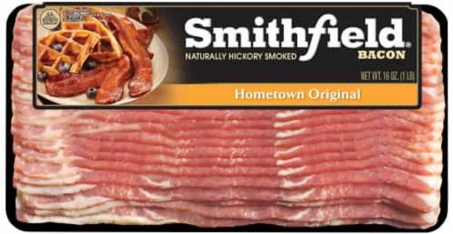 Smithfield® Naturally Hickory Smoked Hometown Original Sliced Bacon