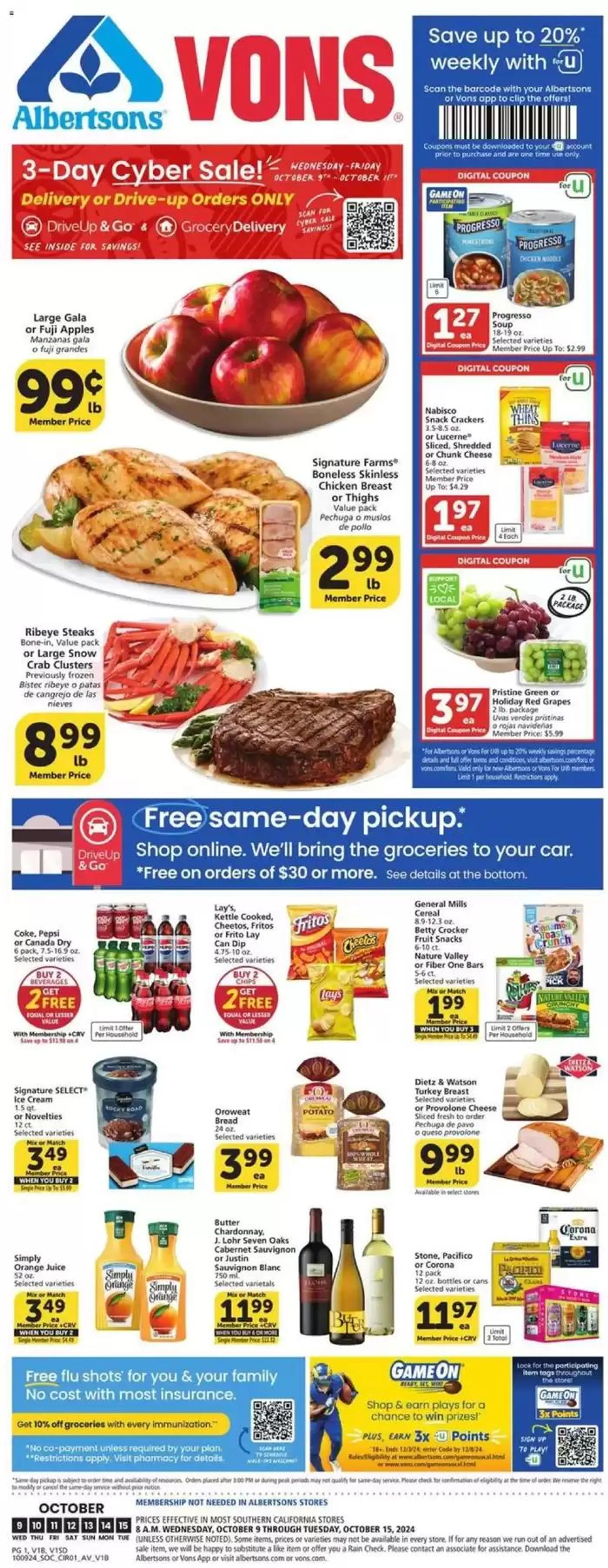 Vons weekly ad - 1