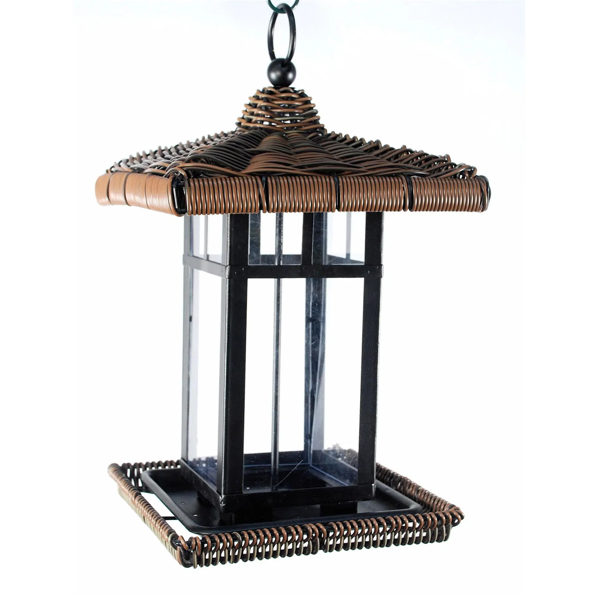 National Audubon Wicker Lantern Bird Feeder