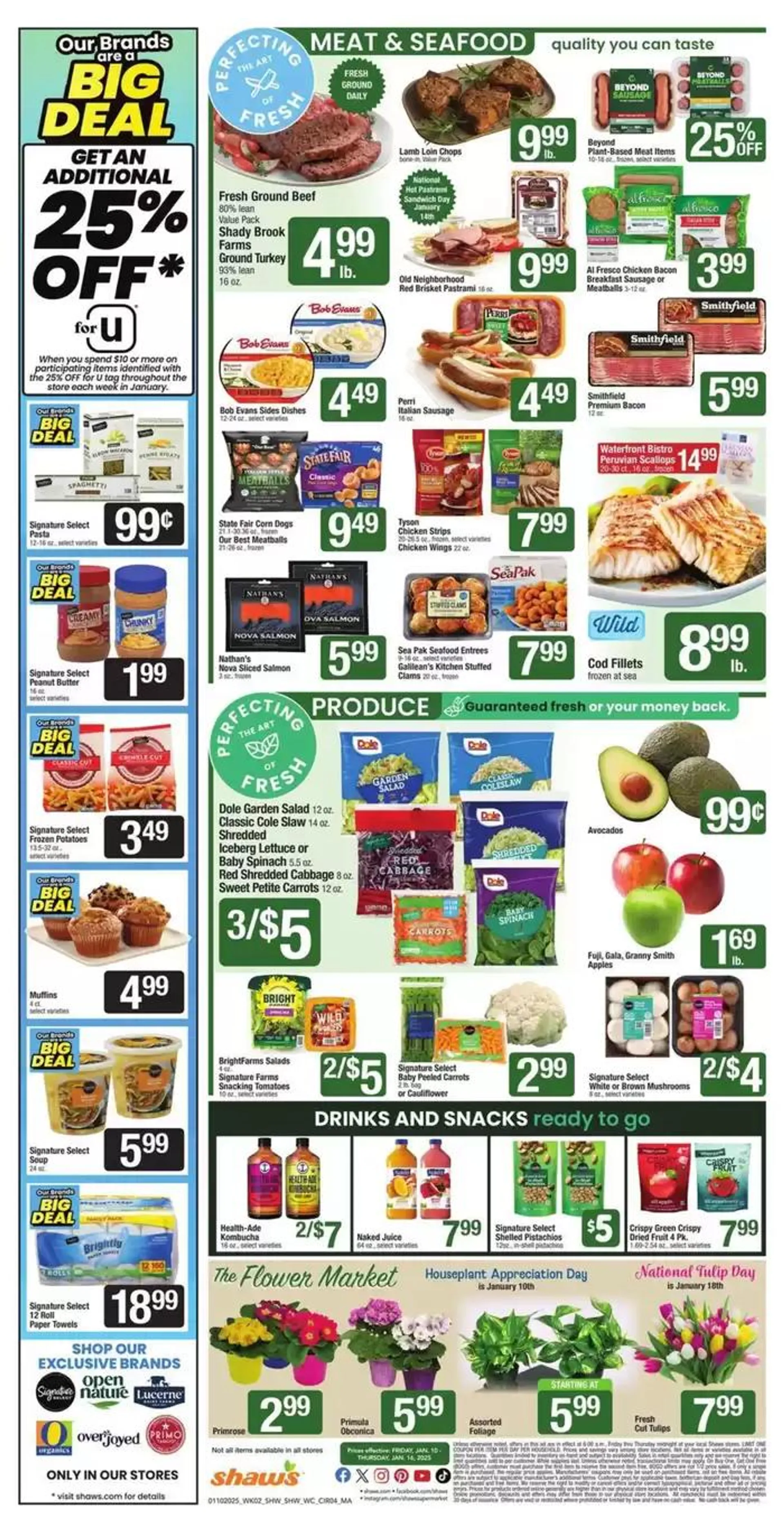 Weekly ad Shaw's flyer from January 10 to January 16 2025 - Page 4