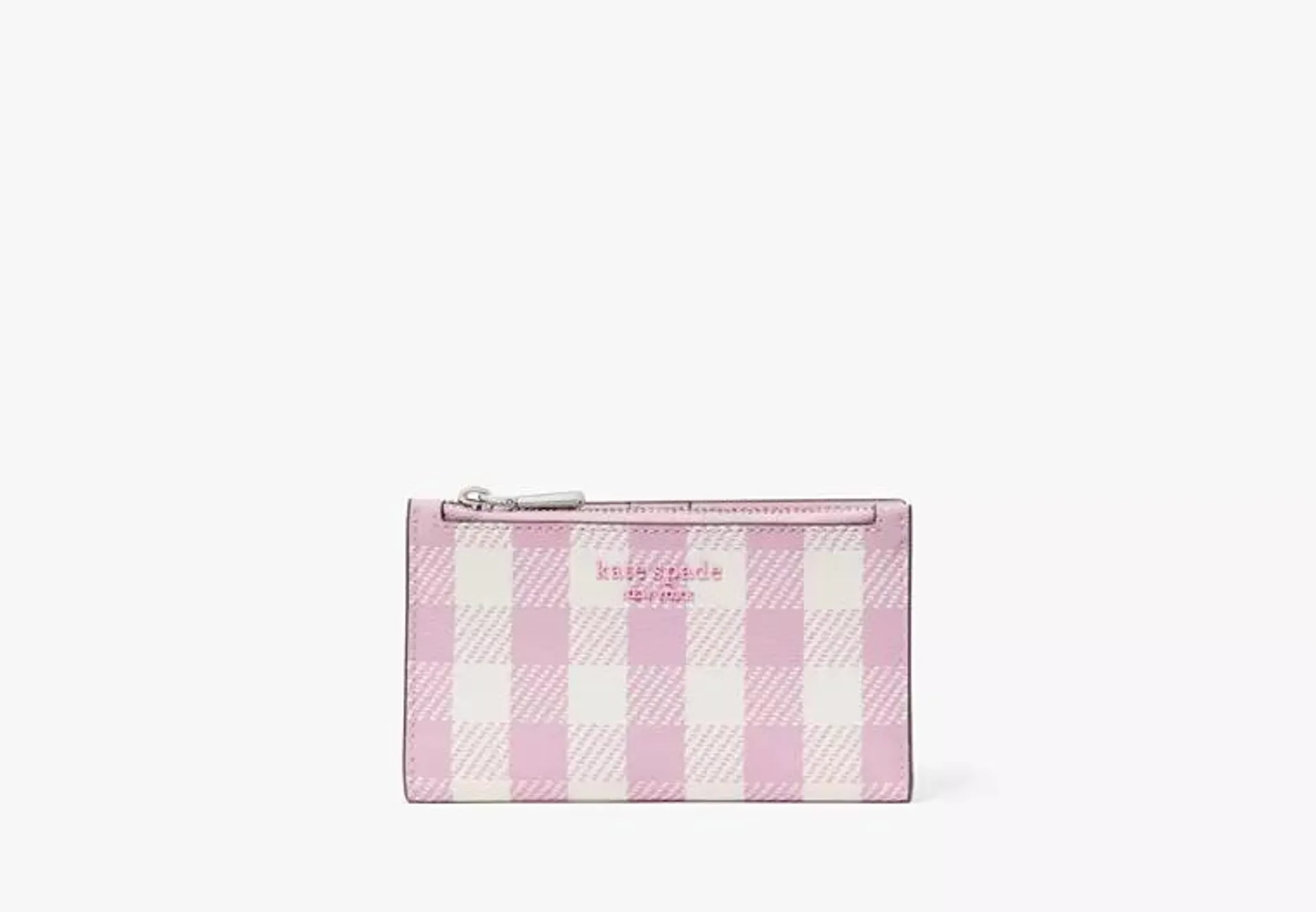 Morgan Gingham Field Small Slim Bifold Wallet