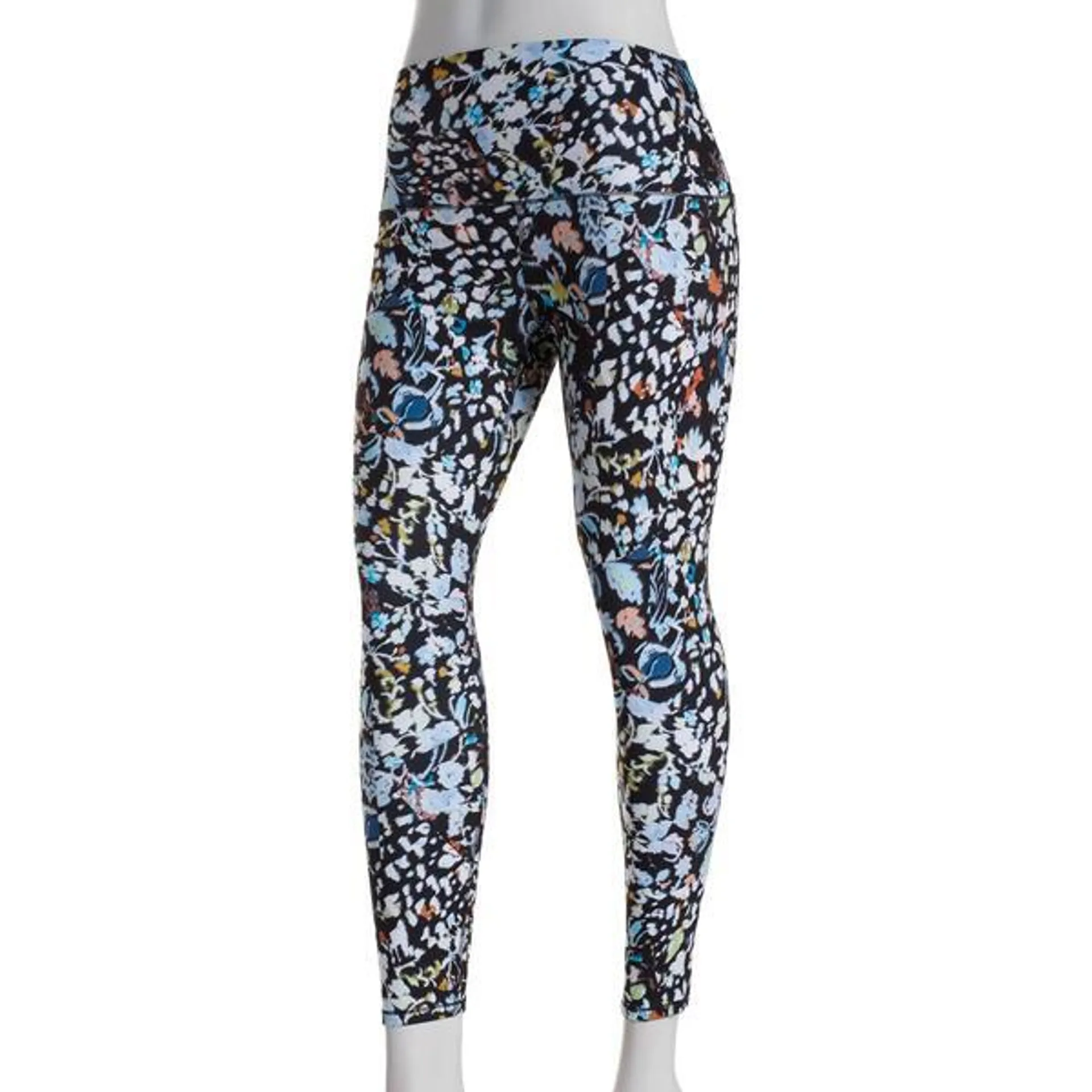 Womens RBX Floral Peached Tech Flex Ankle Leggings