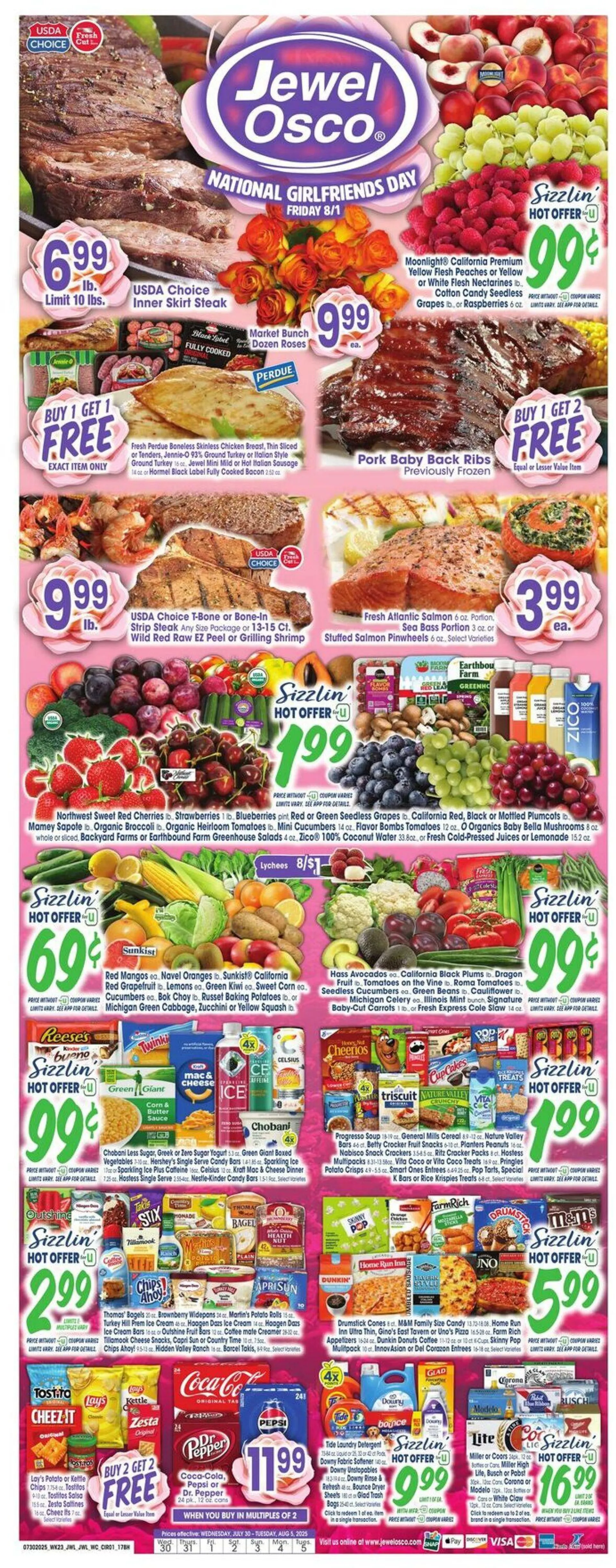 Weekly ad Jewel Osco Current weekly ad from July 30 to August 5 2025 - Page 1