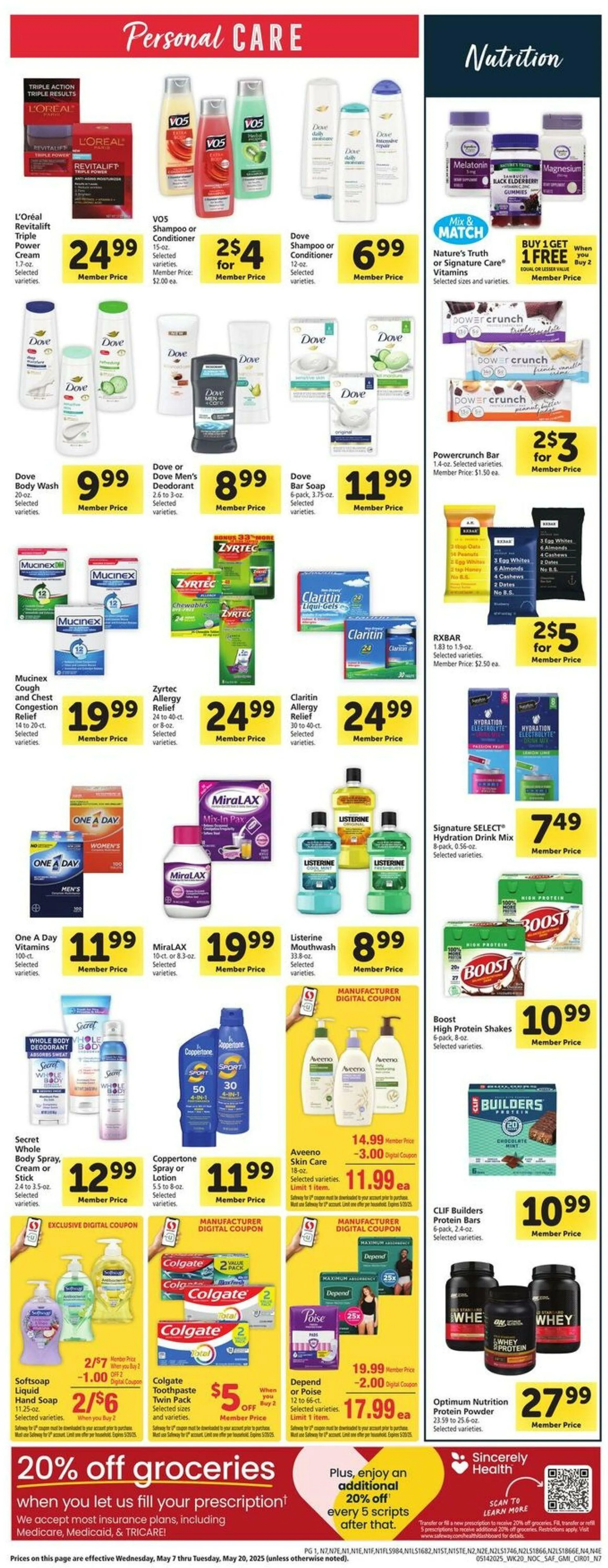 Weekly ad Safeway Current weekly ad from May 14 to May 20 2025 - Page 8