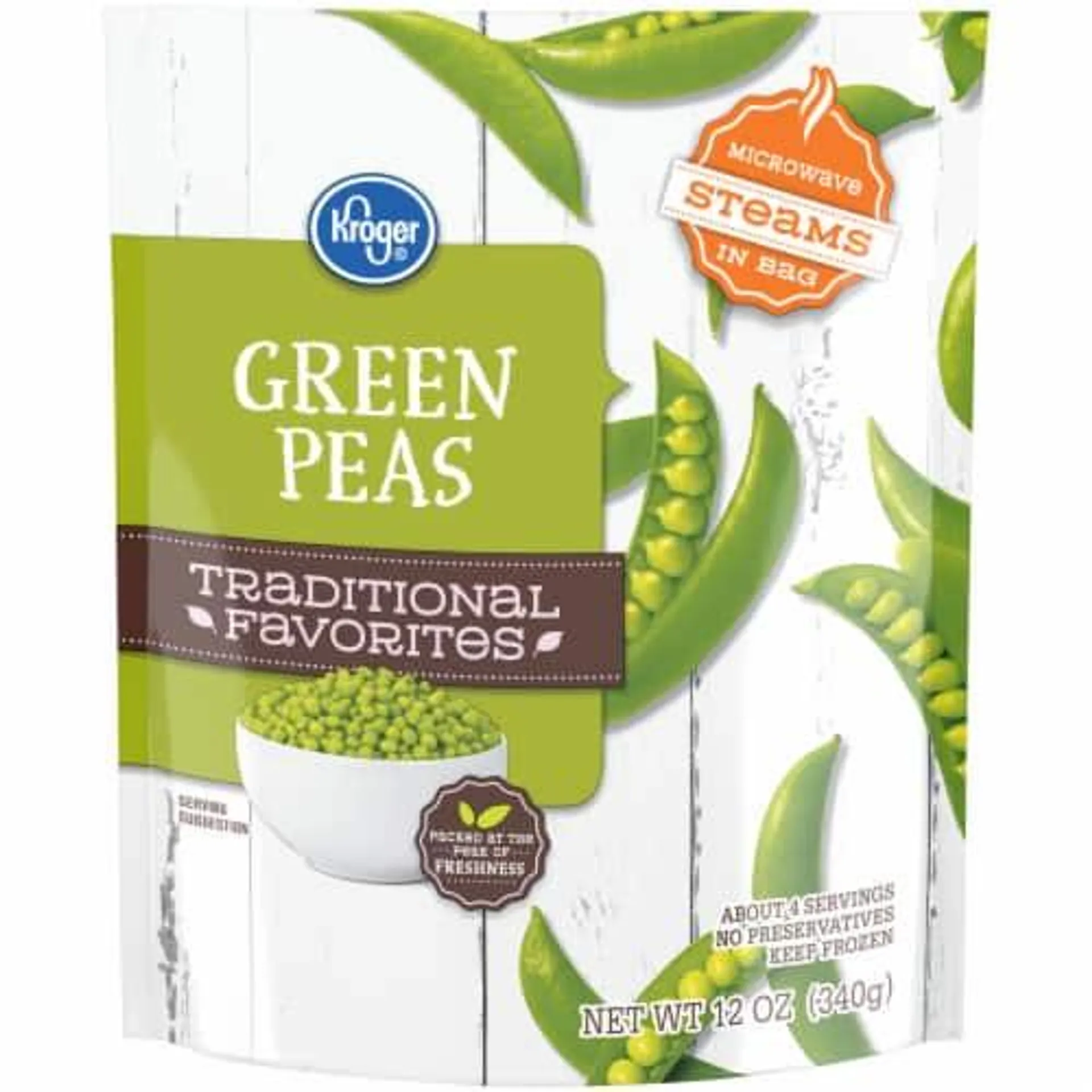 Kroger® Traditional Favorites Frozen Green Peas