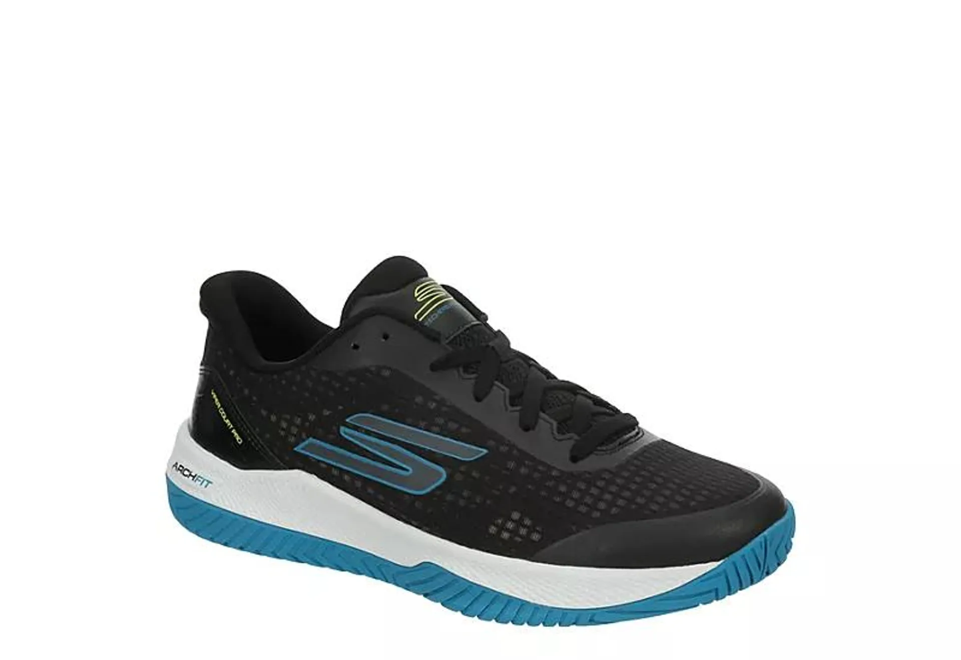 Skechers Womens Viper Court Pro Pickleball Sneaker - Black